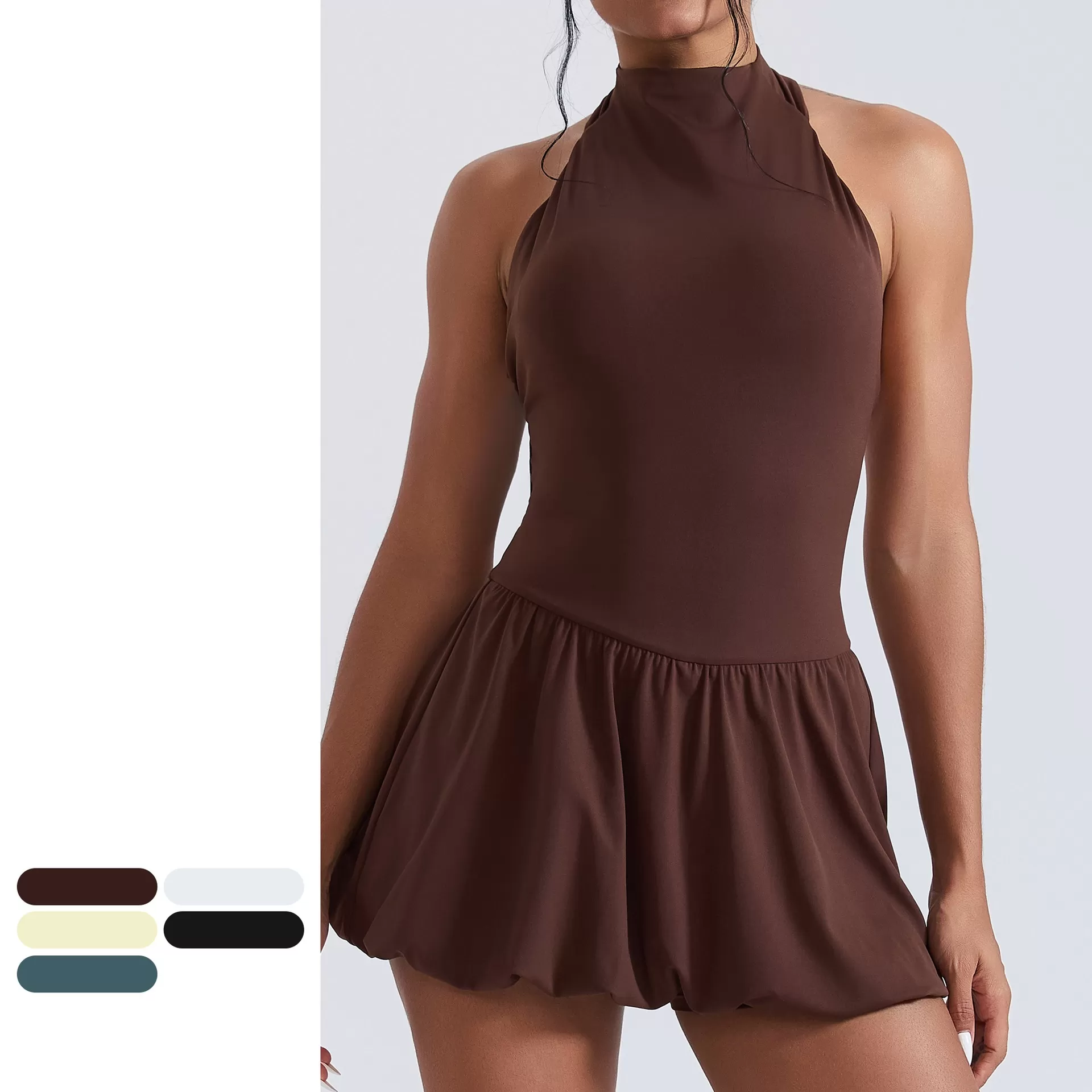 Women's Tennis Wear Skirt High Waist Athletic Short Skort with Shorts Outdoor Sports Yoga DressFGBYLT5767