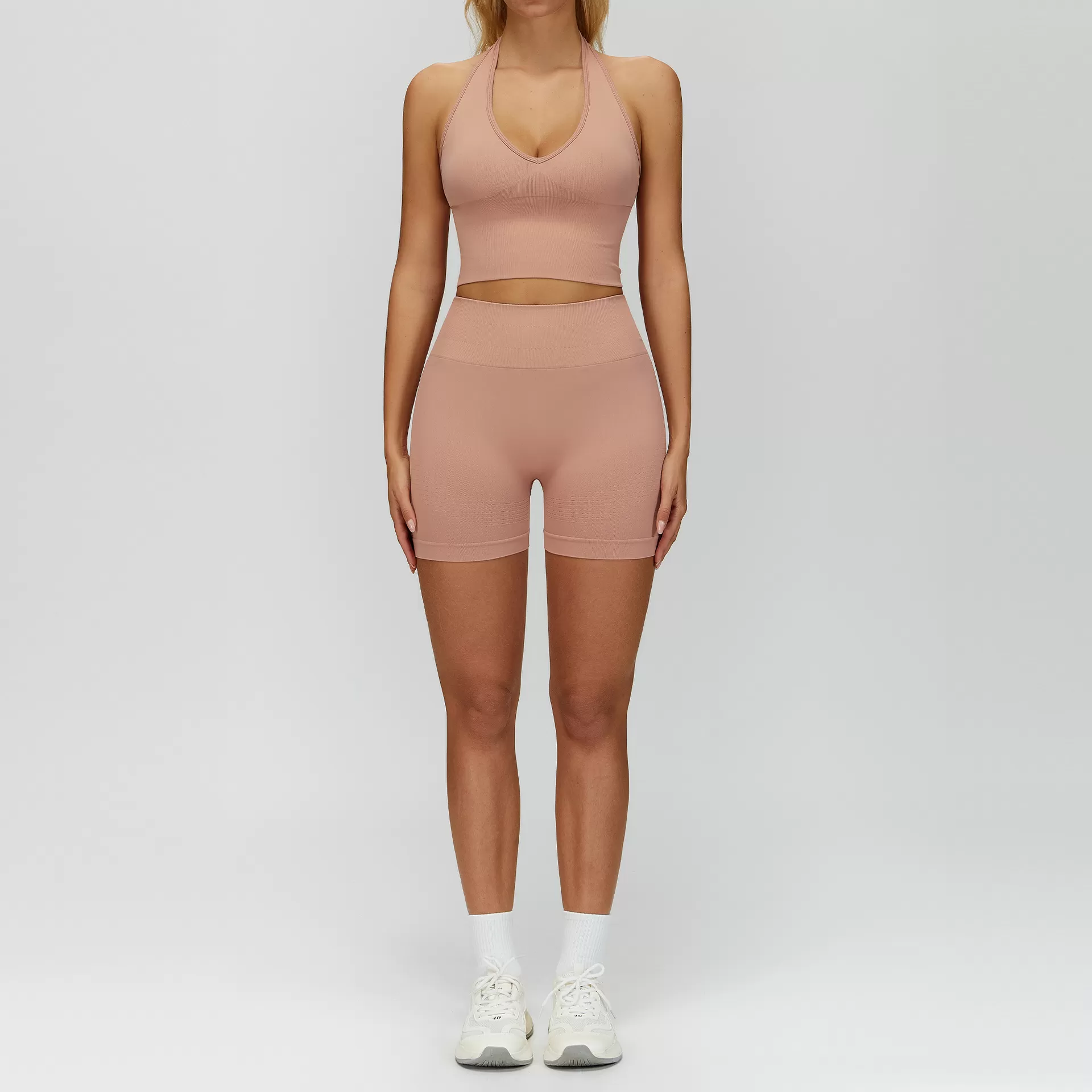 Nude pink bra+shorts