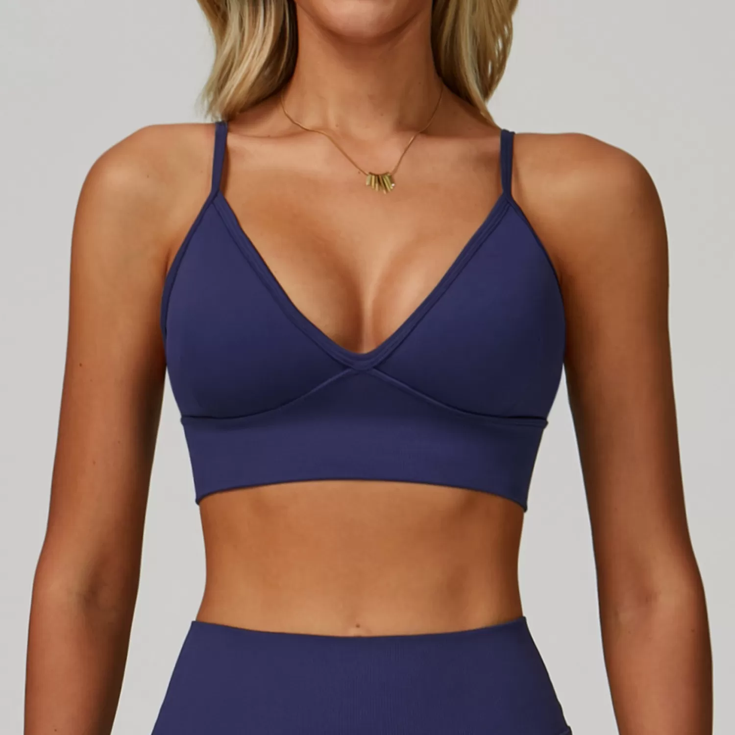 Navy bra