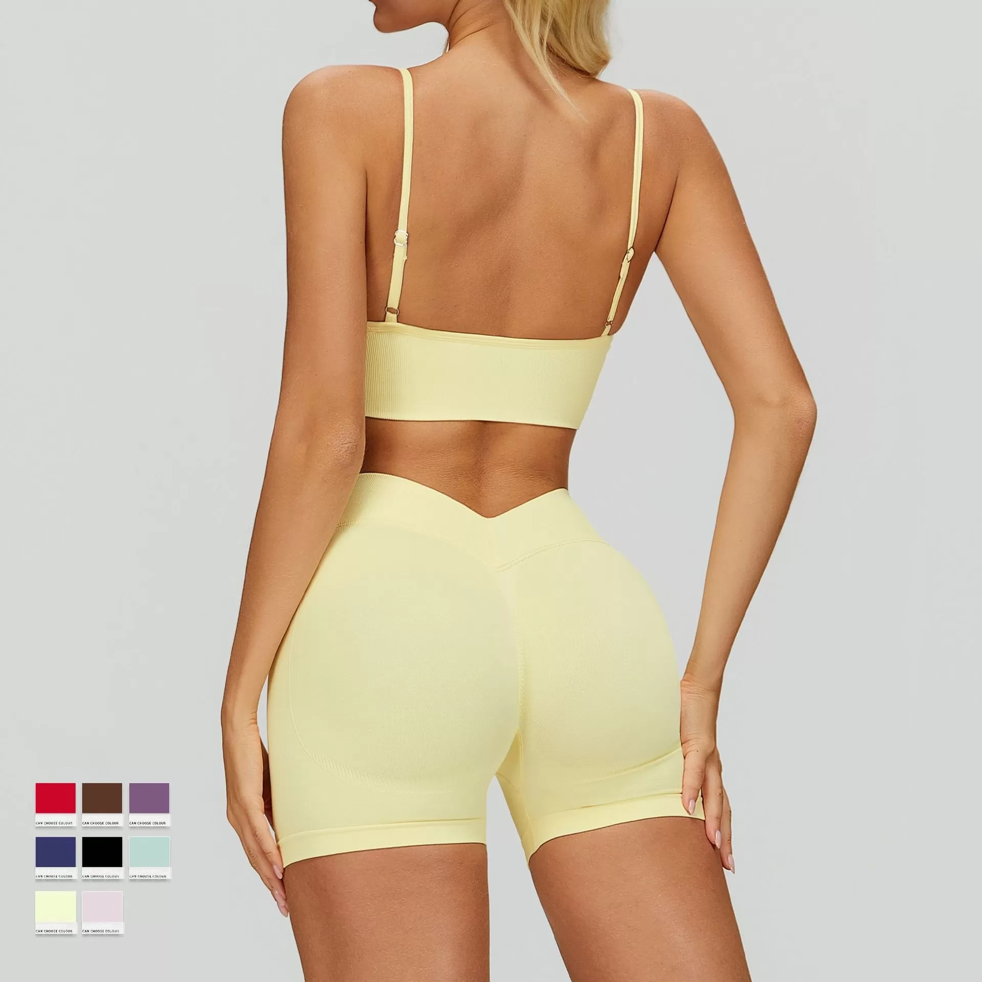 Women Seamless Slim Fit Yoga Set Sports High Waist Leggings  Zipper Jacket Coat Fitness Gym SetFGBTZ7790