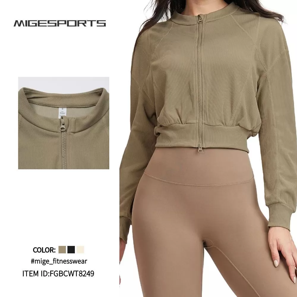 Yoga Jacket Women Activewear Running Clothes FGBCWT8249