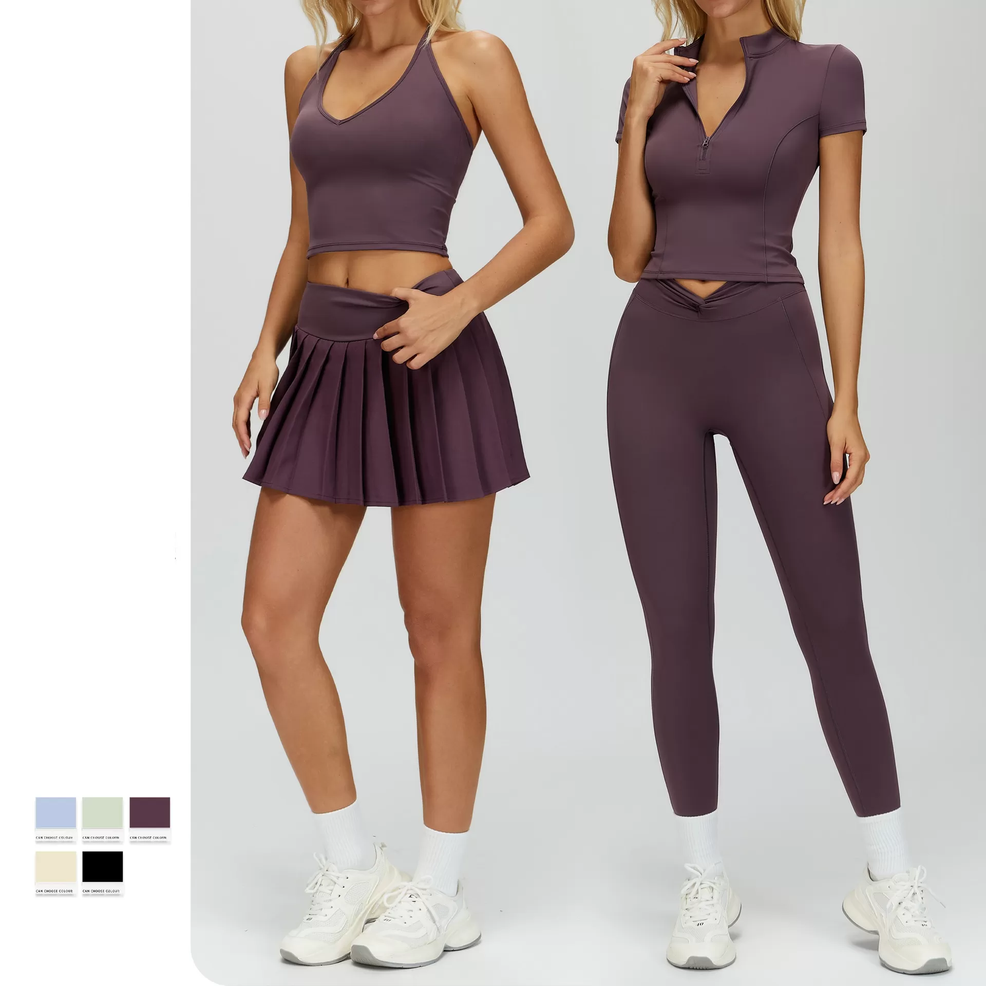 Sports Athletic Women  Great Elastic Workout Clothing Yoga Wear Sets FGBTZ4514