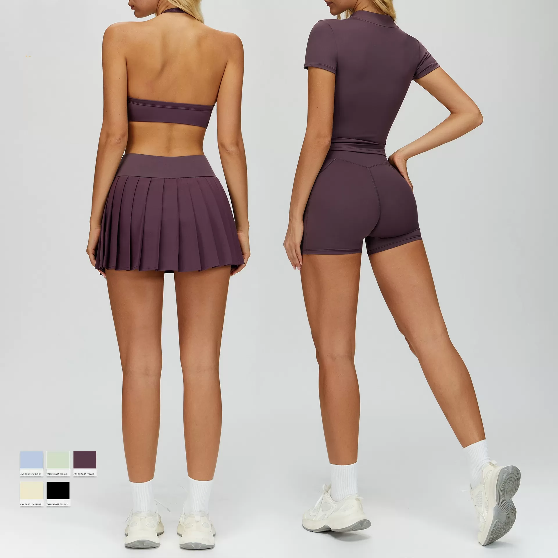 Sports Athletic Women  Great Elastic Workout Clothing Yoga Wear Sets FGBTZ4514