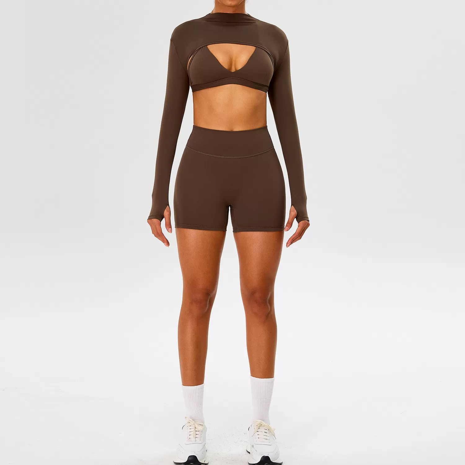 Newest Sports Athletic Women Quick Dry Great Elastic Workout Clothing Yoga Wear Sets FGBTM0277Y