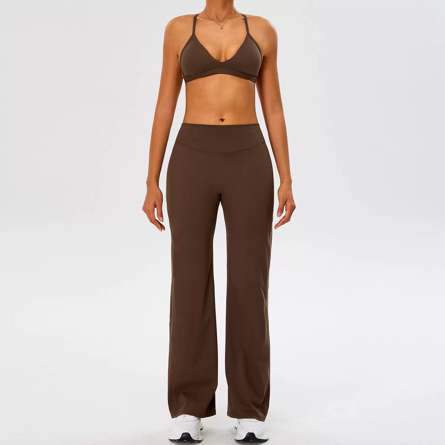 Dark brown bra+pants