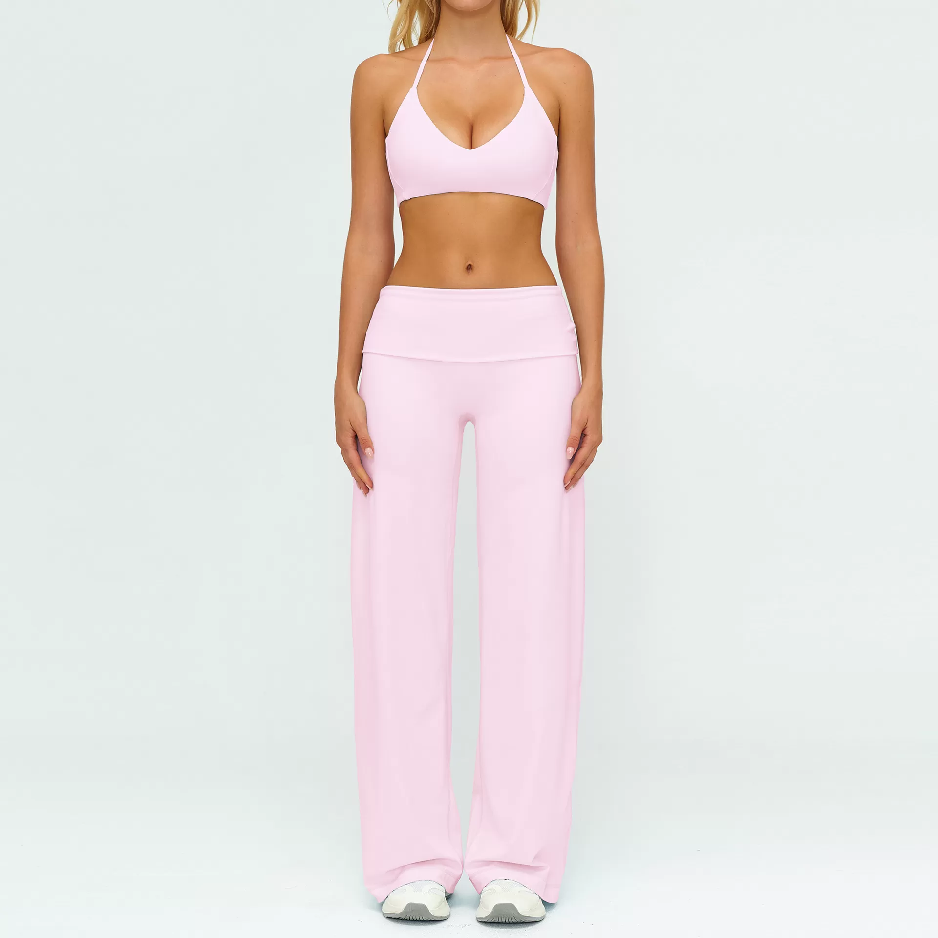Baby pink bra+pants