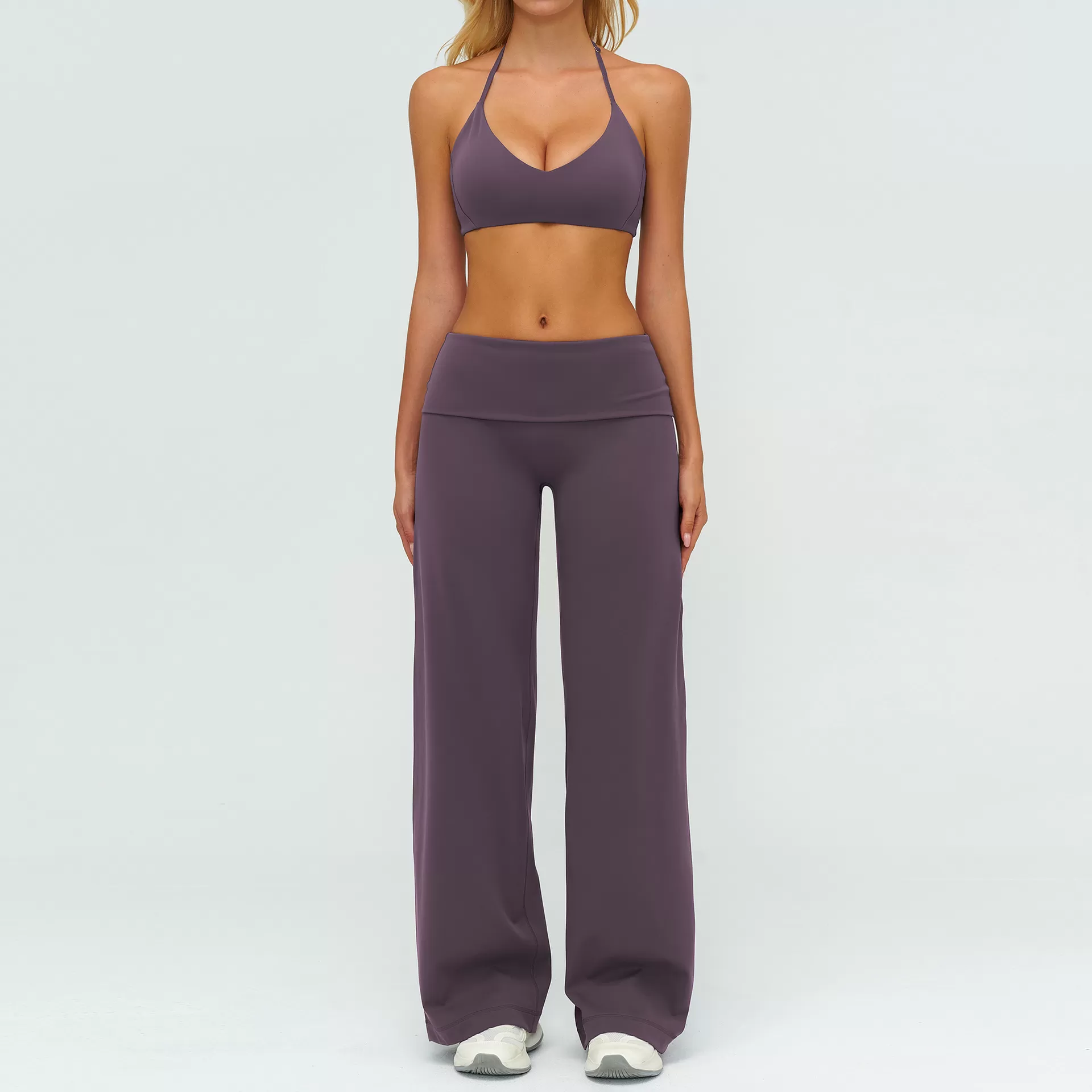 Eggplant bra+pants