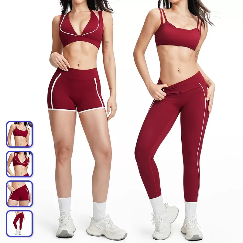 Workout Wear Sets Women Fitness Activewear Gym Clothing Sports Active Wear  Leggings Shorts Yoga Sets FGBTZ5079