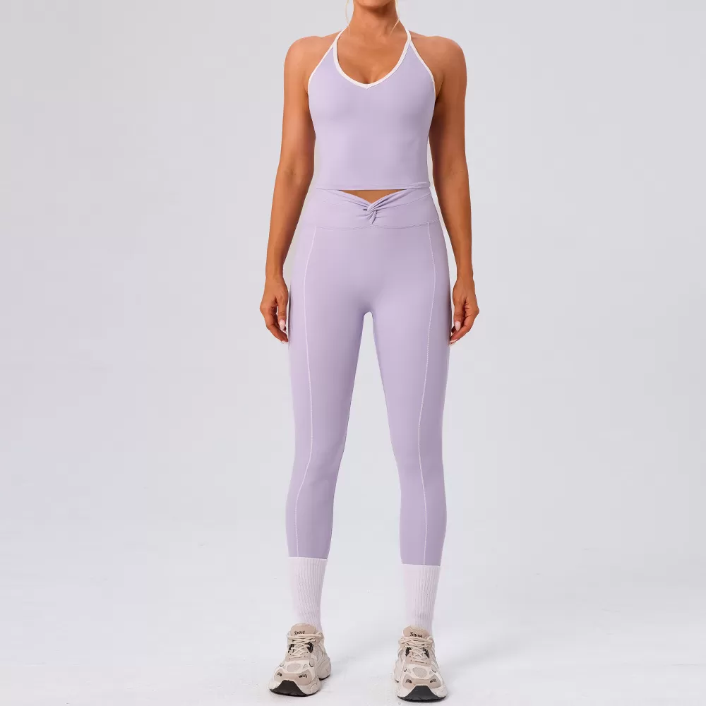 Light pple singlets+leggings