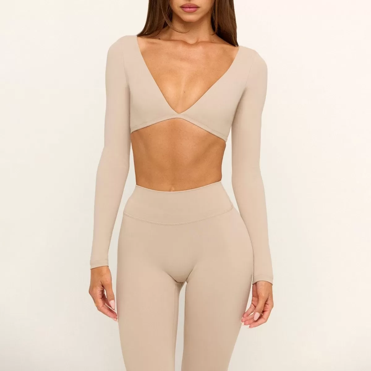 Women's Gym Tops Long Sleeve Fitness Elastic Yoga Quick Dry Sports Workout Tops FGBU170