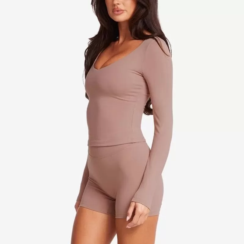 Blush long sleeves tops