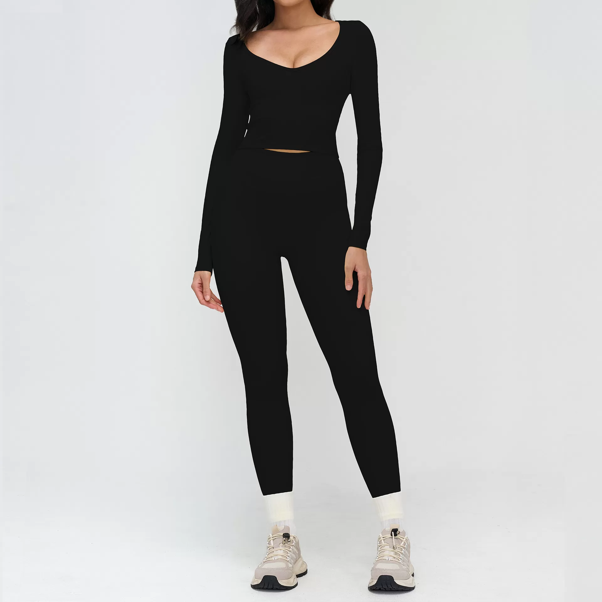 Activewear Sportswear Yoga Gym 5Pcs Set Fitness Training Wear Workout Sets for Women FGBTZ3109