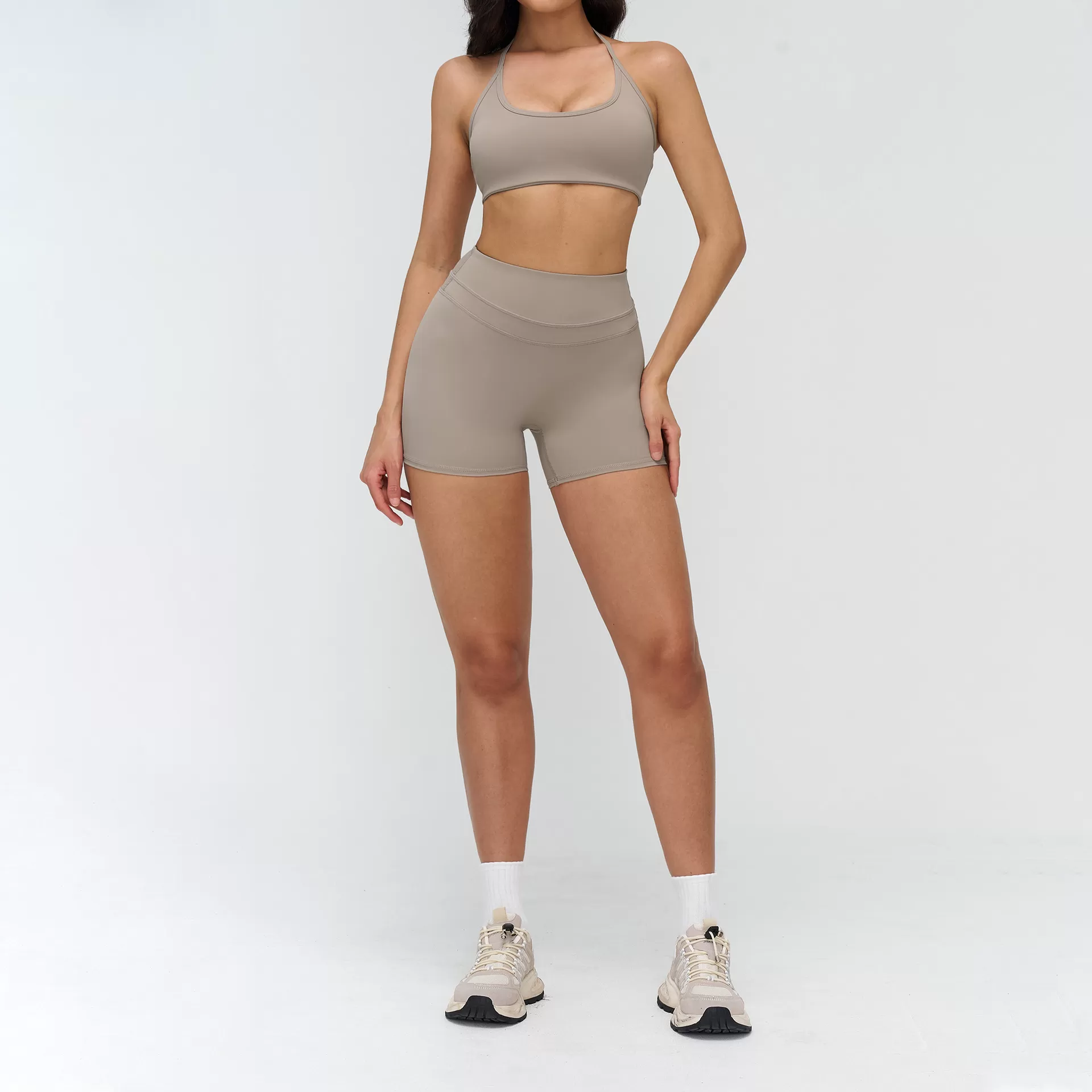 Linen bra+shorts