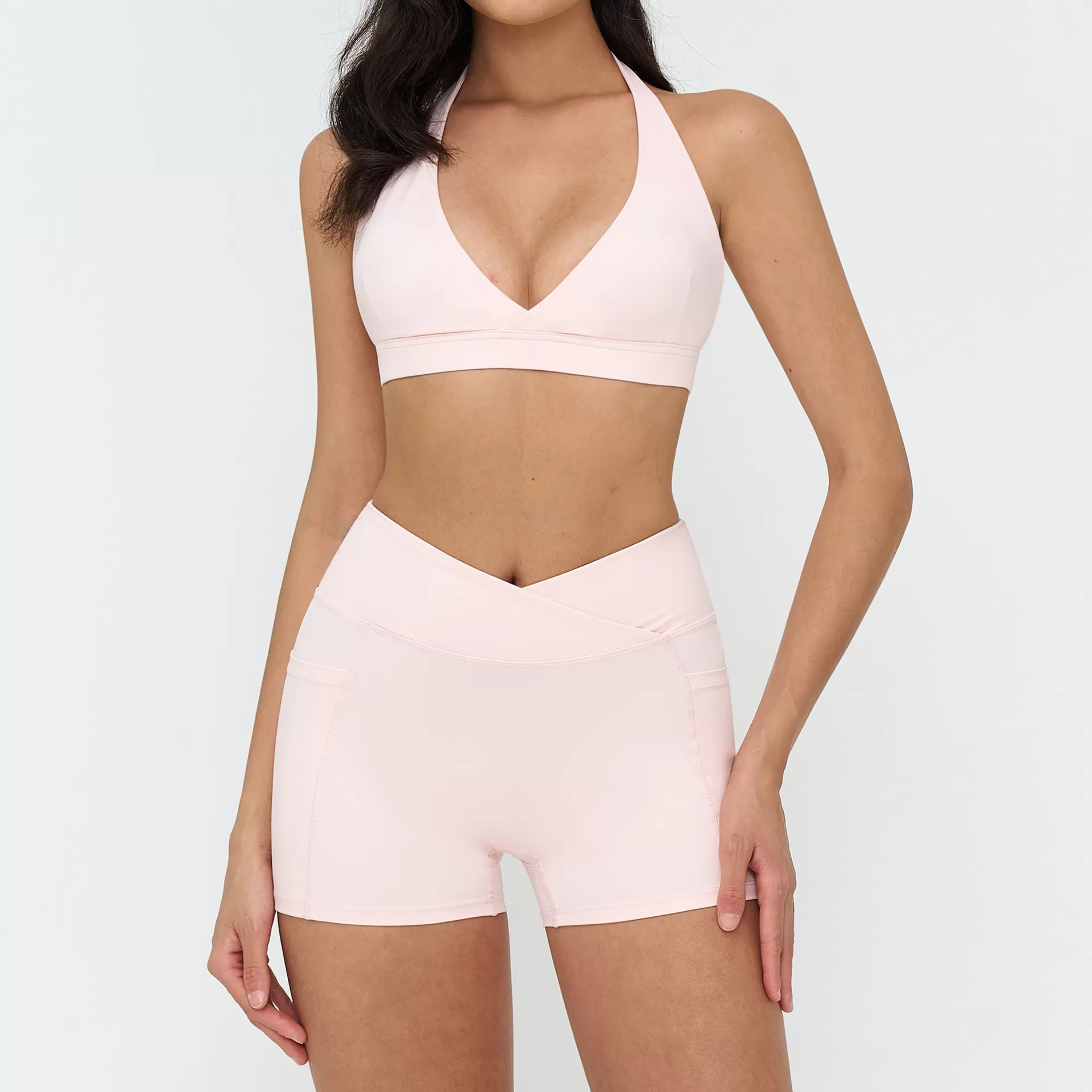 Women's Gym Sports Set Running Yoga Wear Breathable Yoga 6pcs-Set FGBTZ4518