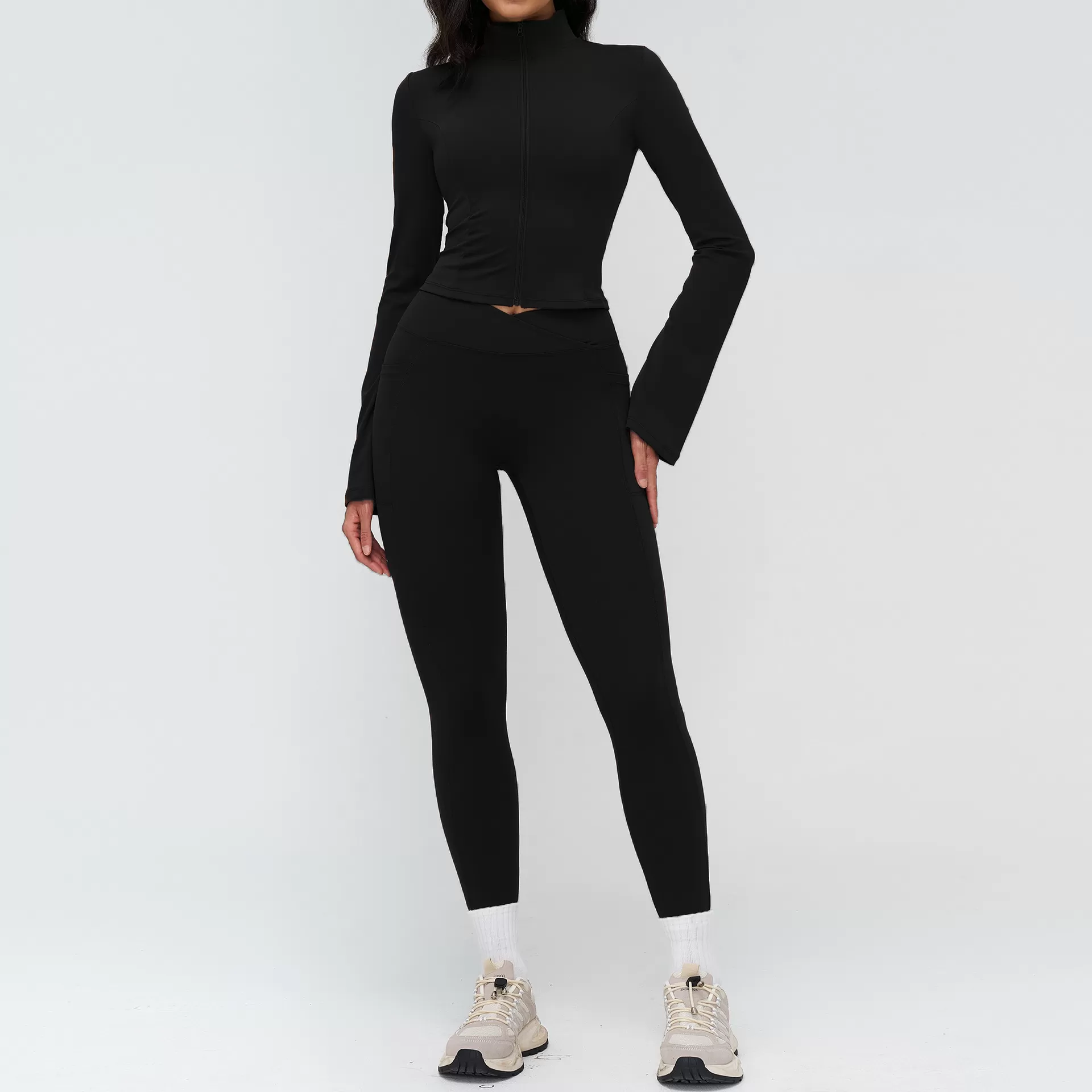 Women's Gym Sports Set Running Yoga Wear Breathable Yoga 6pcs-Set FGBTZ4518