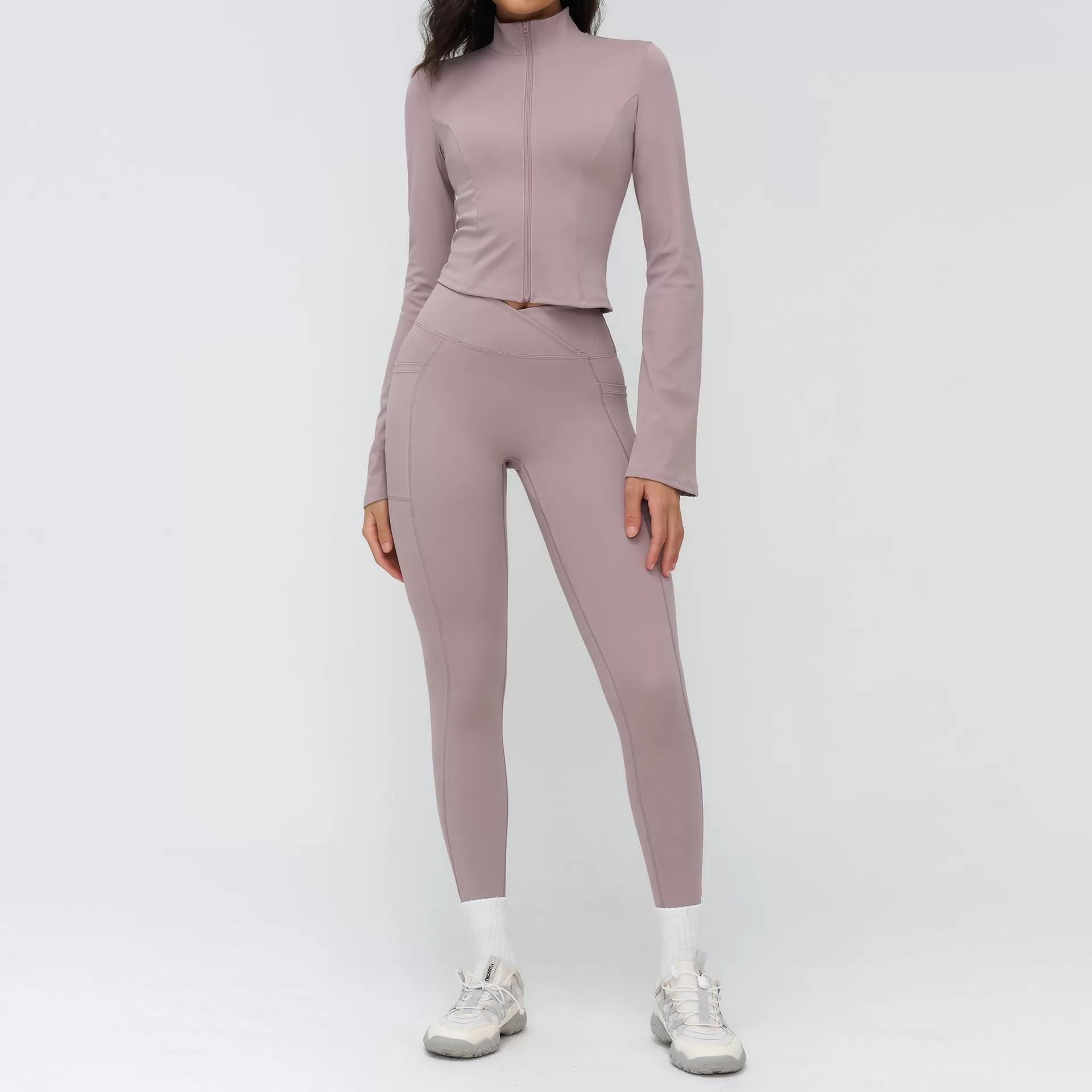 Women's Gym Sports Set Running Yoga Wear Breathable Yoga 6pcs-Set FGBTZ4518