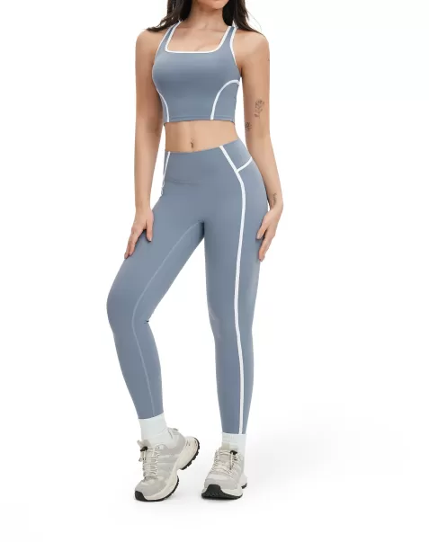 Blue singlets+leggings