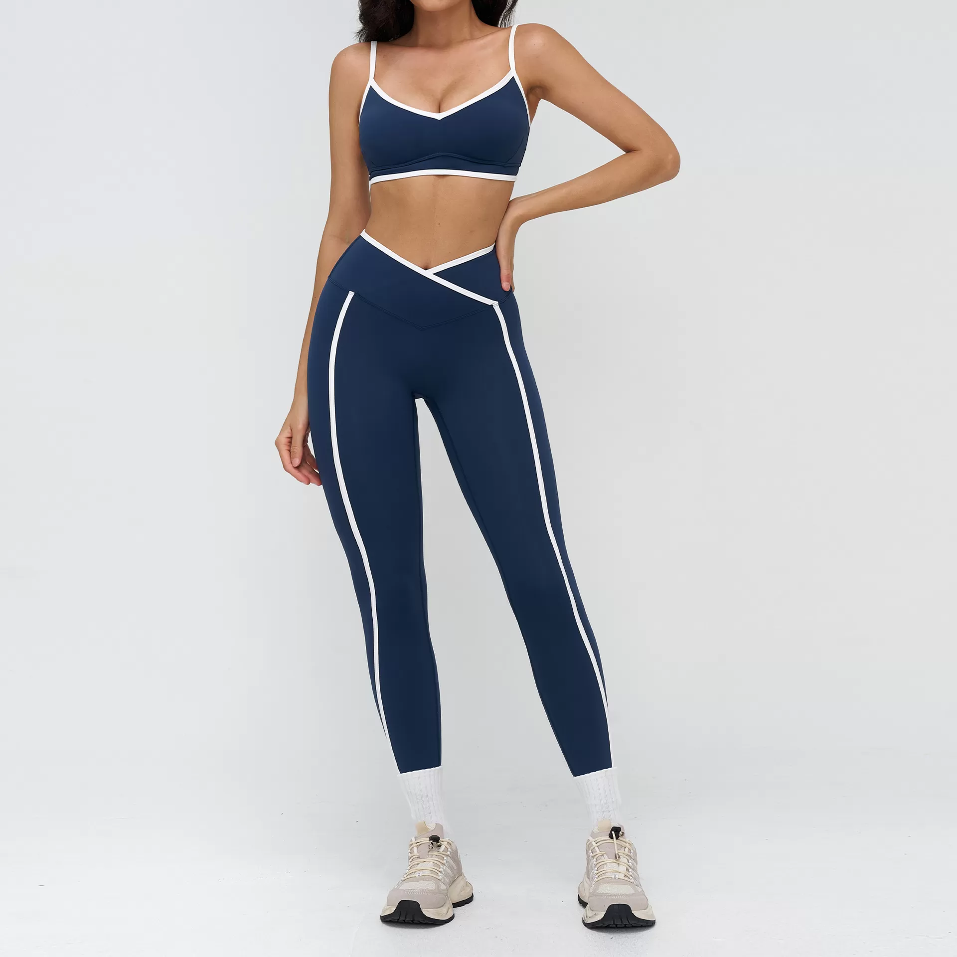 Navy bra2+leggings