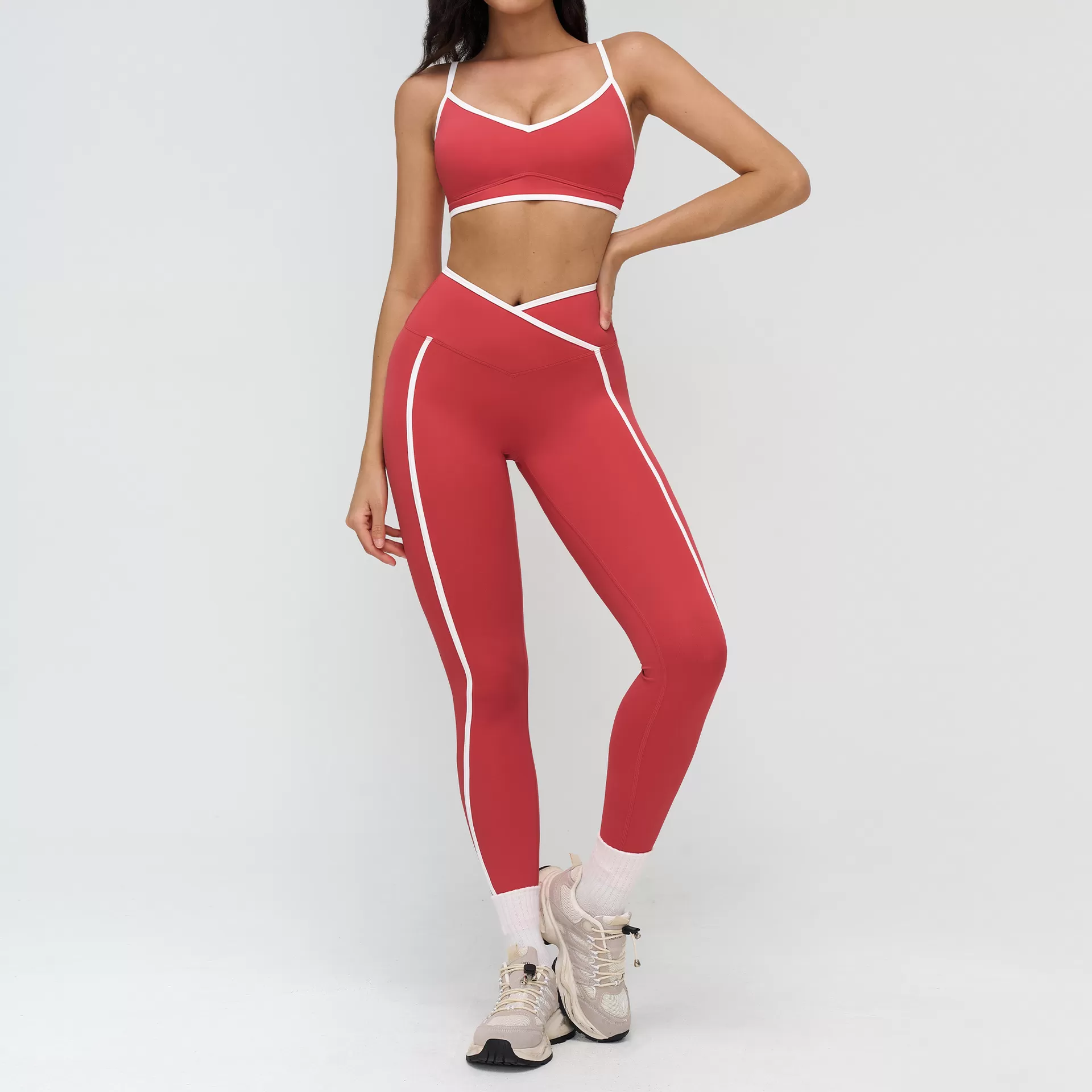 Raspberry bra2+leggings