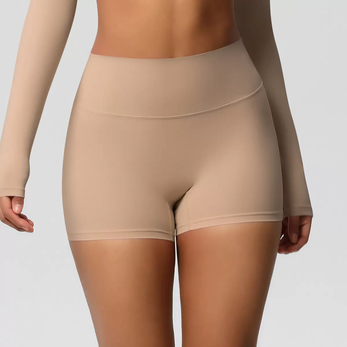 High-waisted Yoga Shorts Yoga Shorts Outdoor Running and Cycling Sports Shorts FGB7101