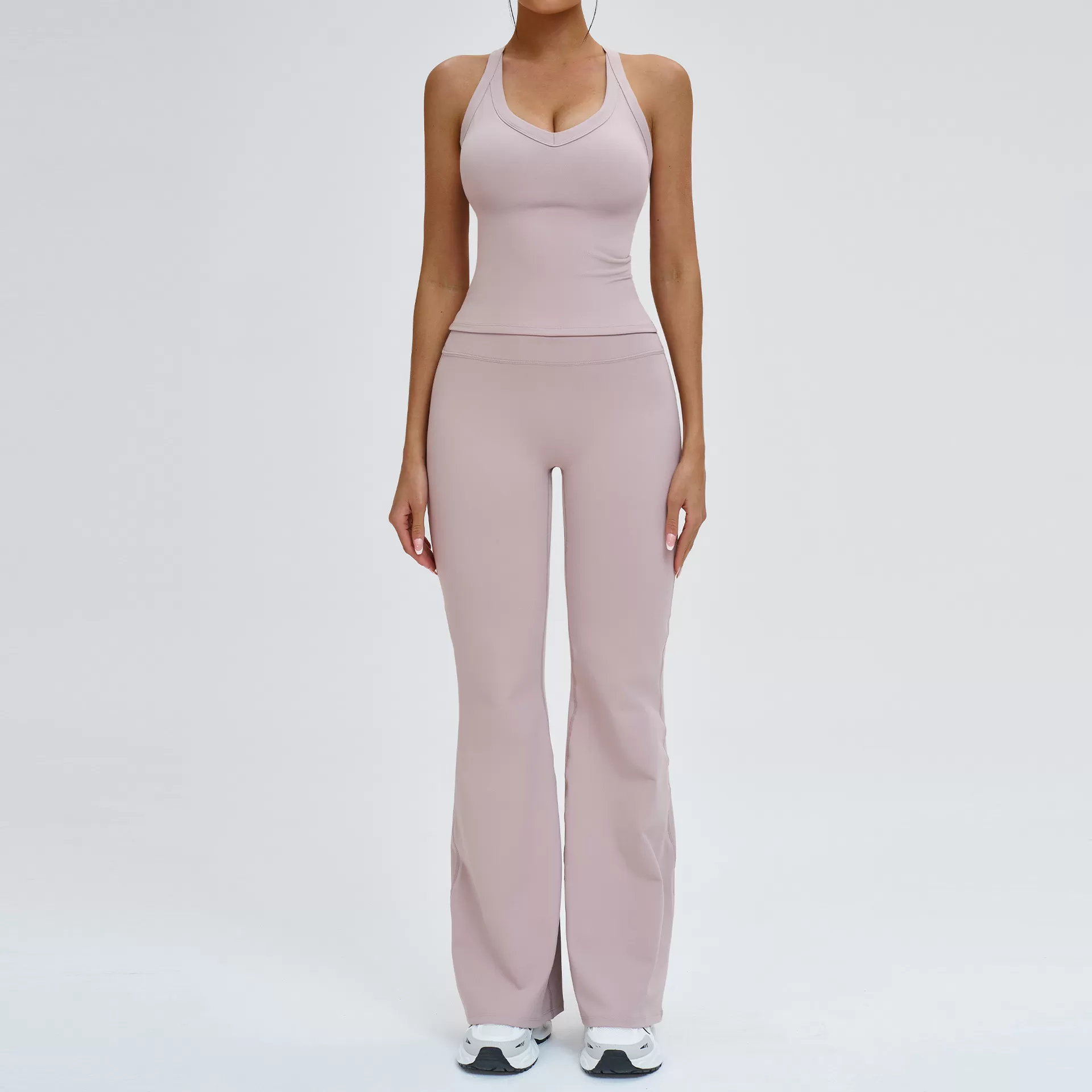 Lilac gray singlets-1+Pants