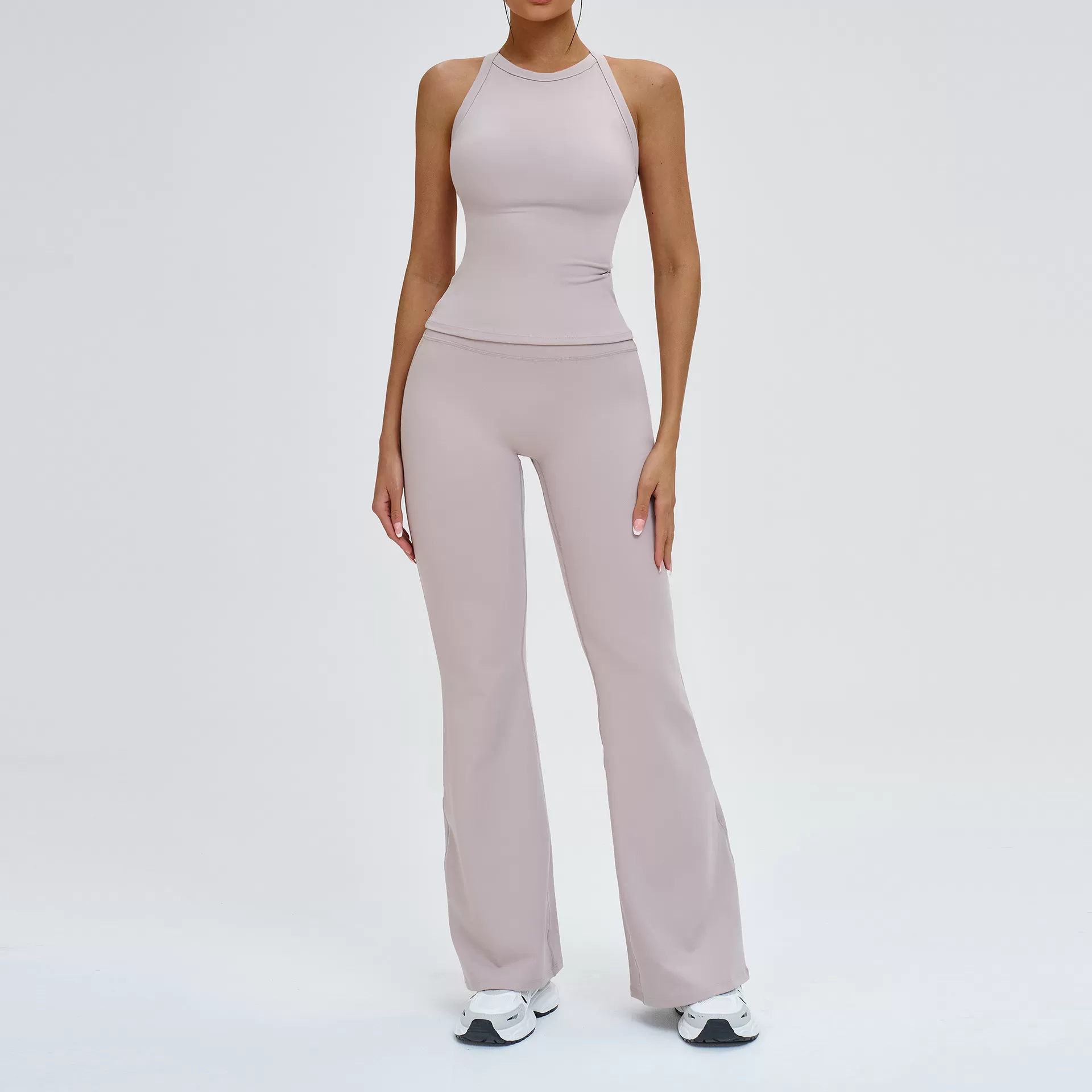 Lilac gray singlets-2+Pants