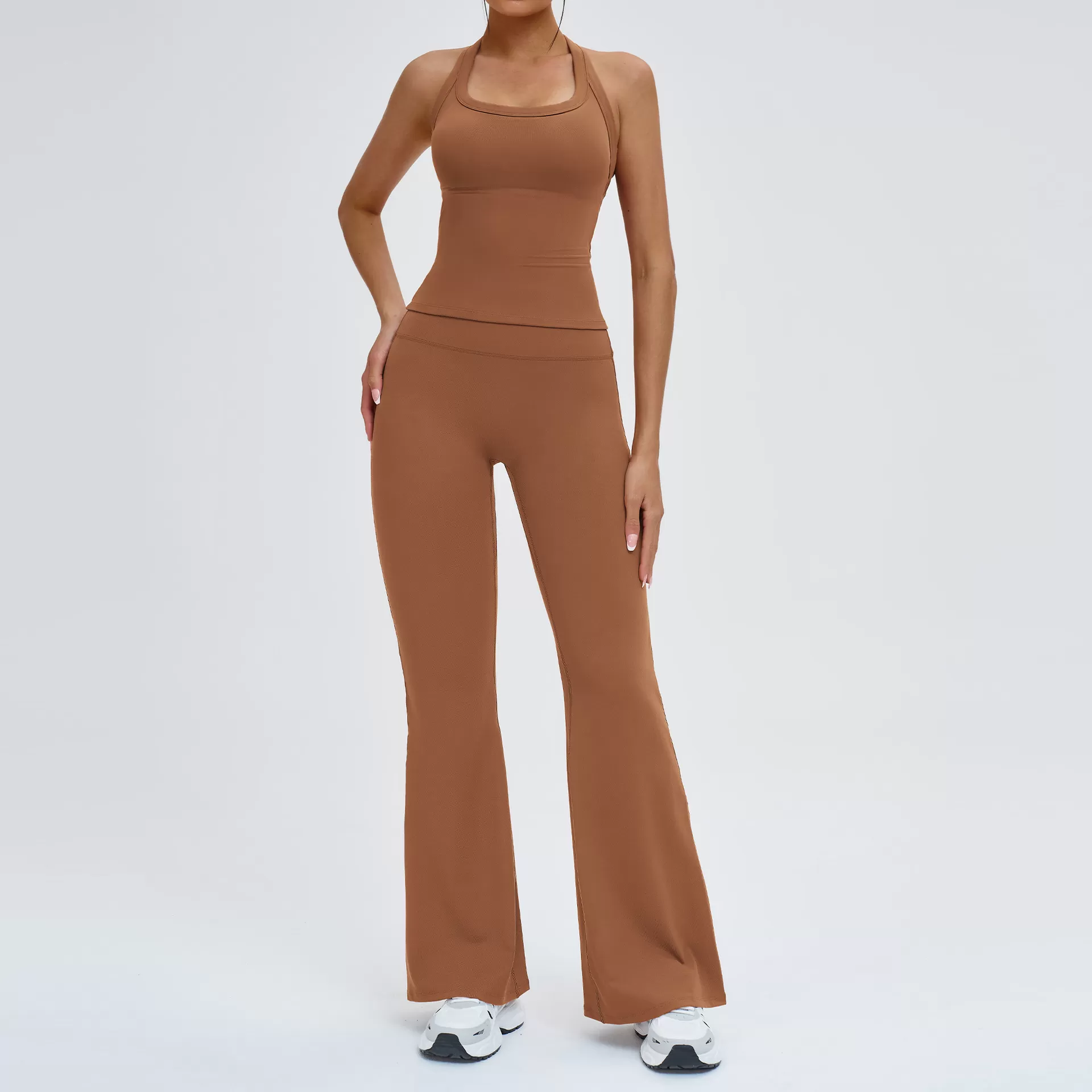 Coffee singlets-3+Pants