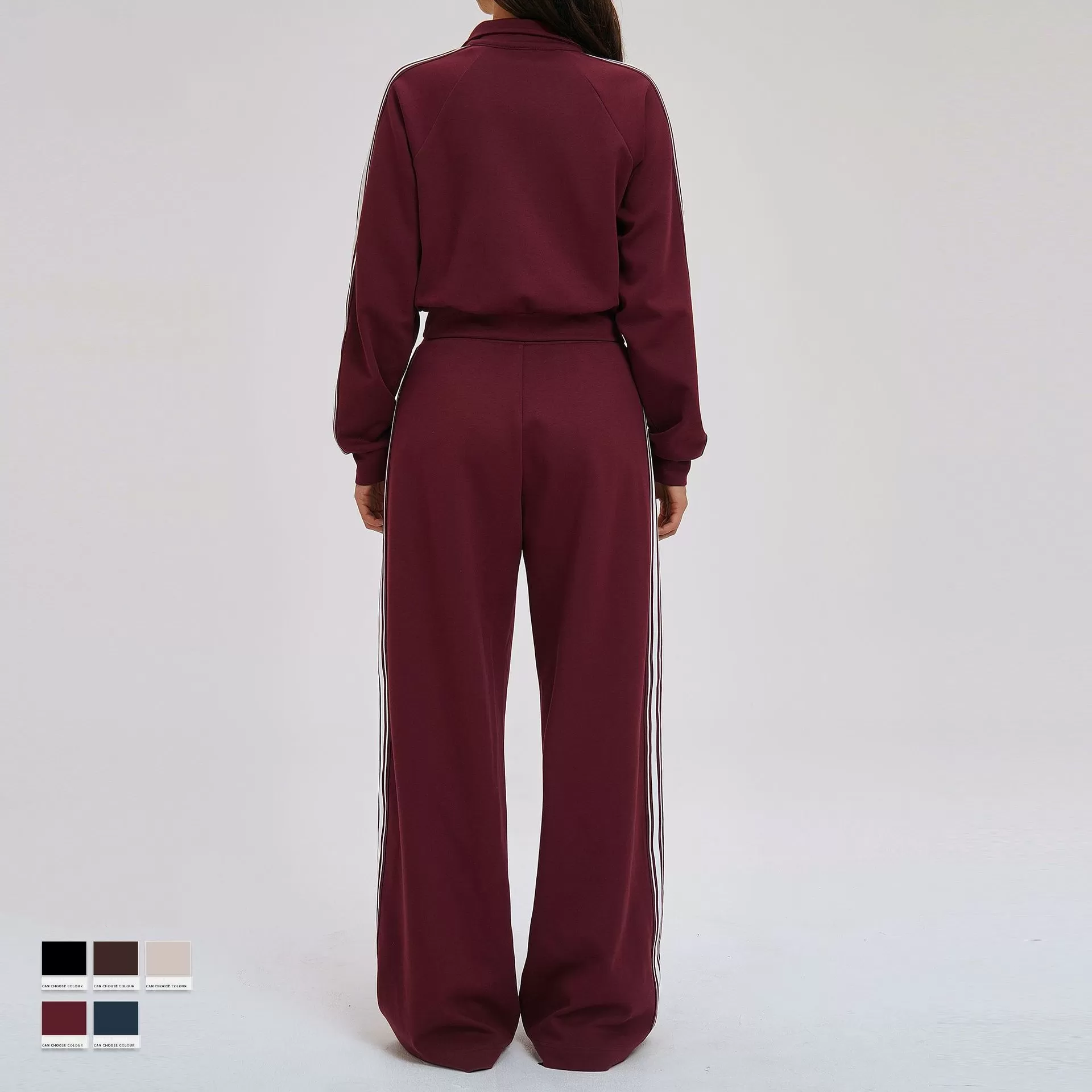 2 Pieces Long Sleeve Top Sports Jacket Gym Fitness Yoga Set Women Workout Pants Sets for Women FGBTZ2519