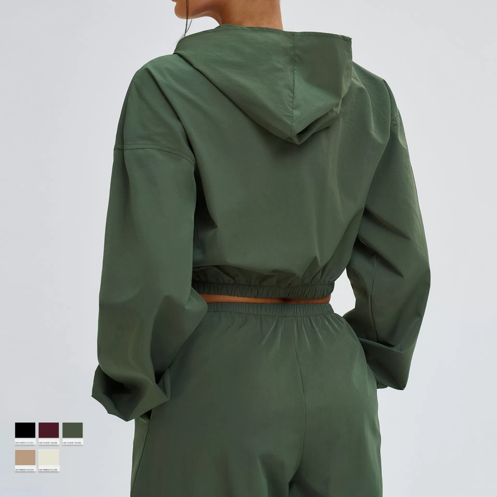 Activewear Pants Sports Zipper Jacket Pocket Gym Clothing Breathable 2 Piece Yoga Women Workout Set FGBTZ2520