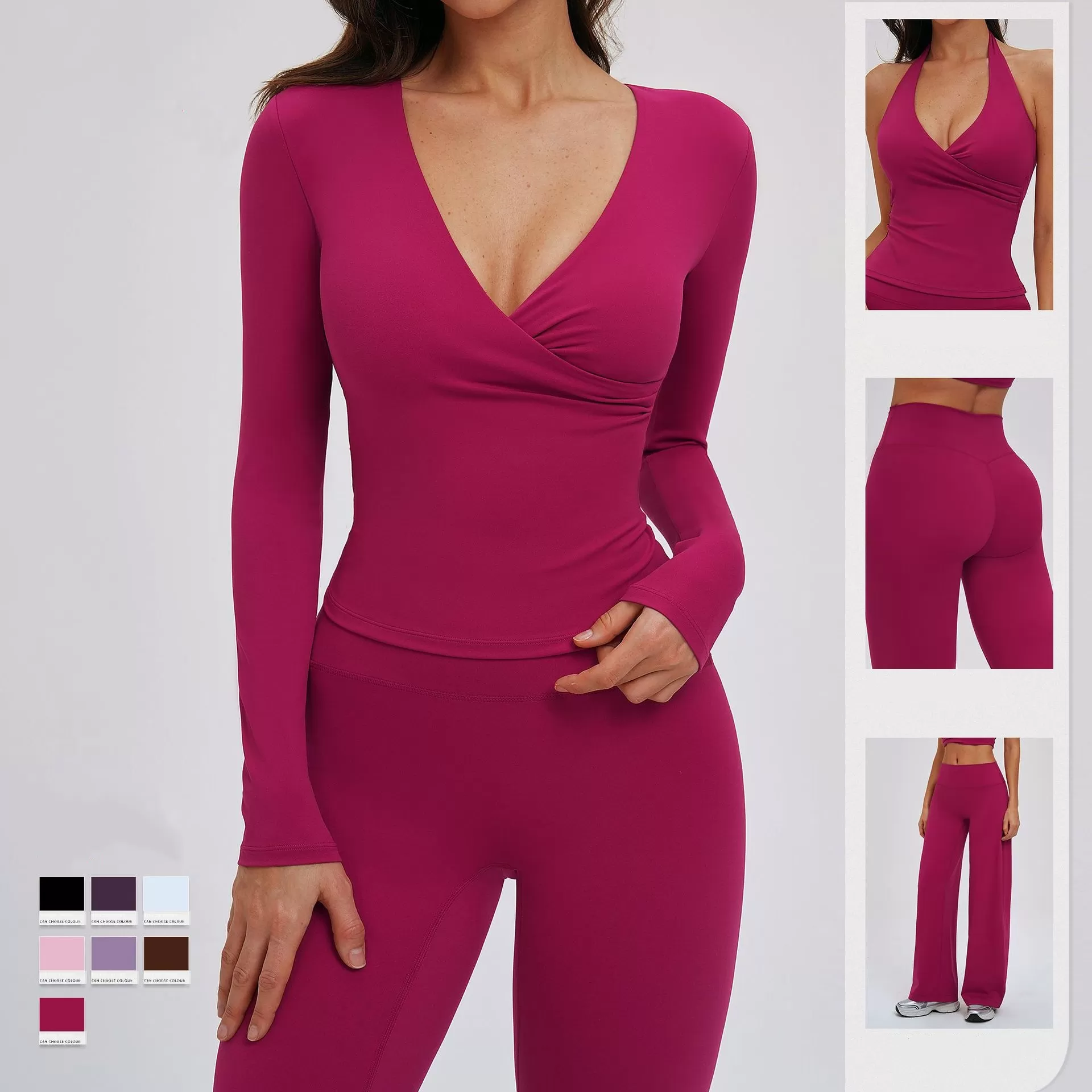 Gym Clothes Yoga Sets Sportswear Gym Wear Women Sets Soft Sports Sets for Women FGBTZ5529