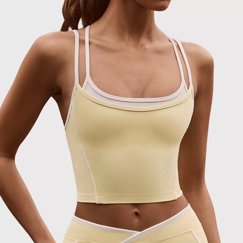 Stringer for Ladies Fitness Yoga Wear Gym Singlet Bodybuilding Women Singlet FGBT6603