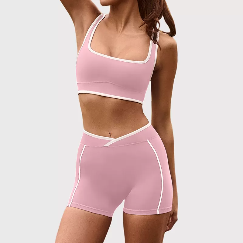 Women's Sets New Workout Wear Clothing Sports Bra High Waist Leggings 3 Piece Suit Women Gym Fitness Sets Yoga Set FGBB6597+K6595+K6596