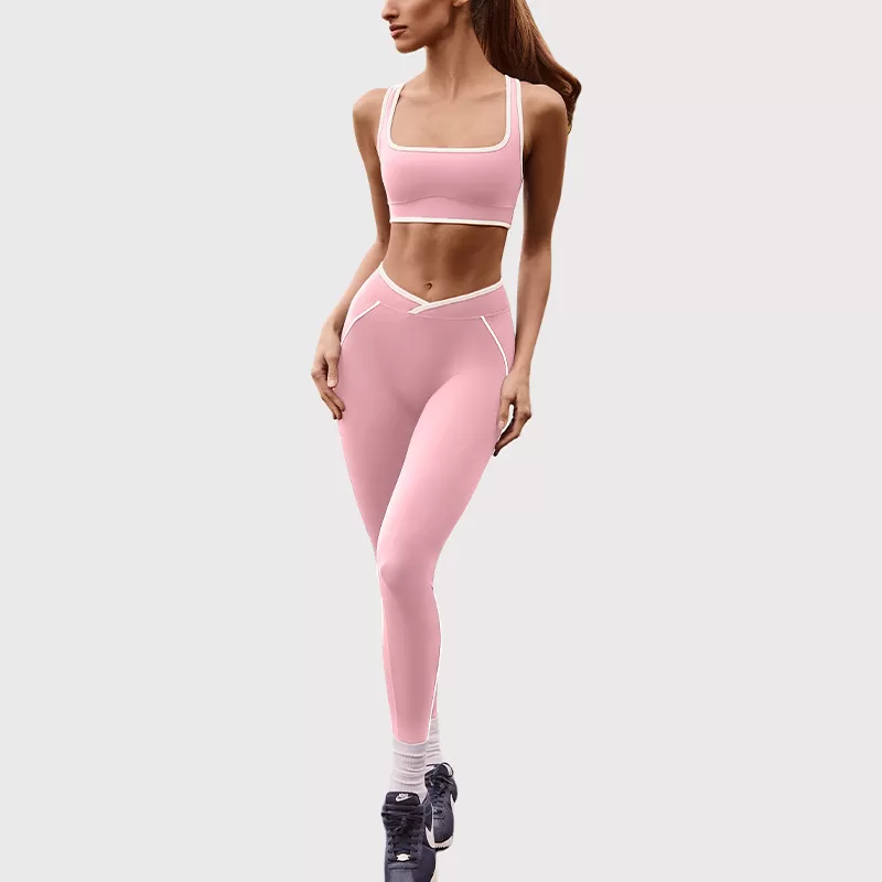 Pink bra+leggings