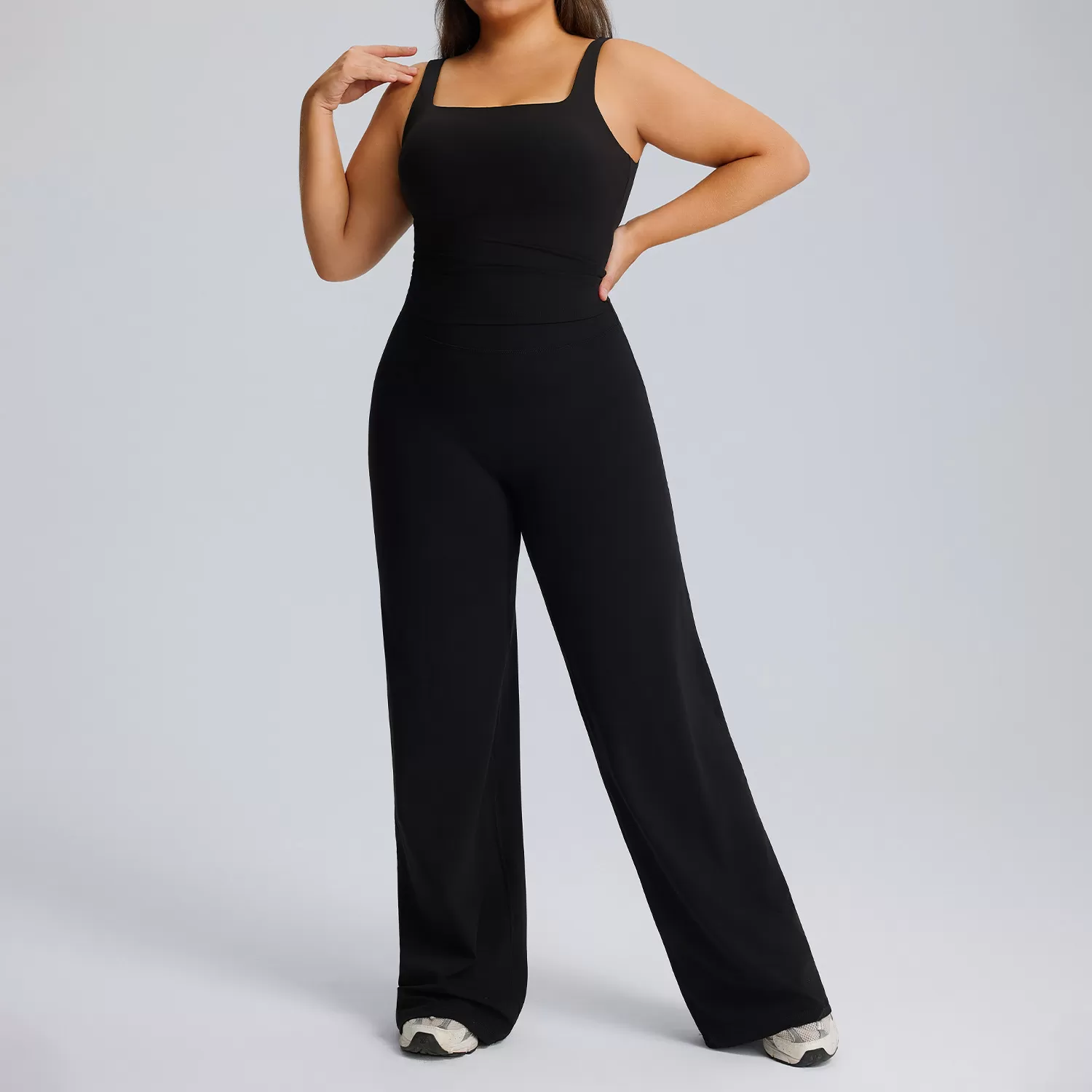 Plus Size Womens Yoga Clothing Quick Dry Pilates Running  Sports 2 Piece Suit Yoga Set Gym Fitness Sets for Women FGBF244+245