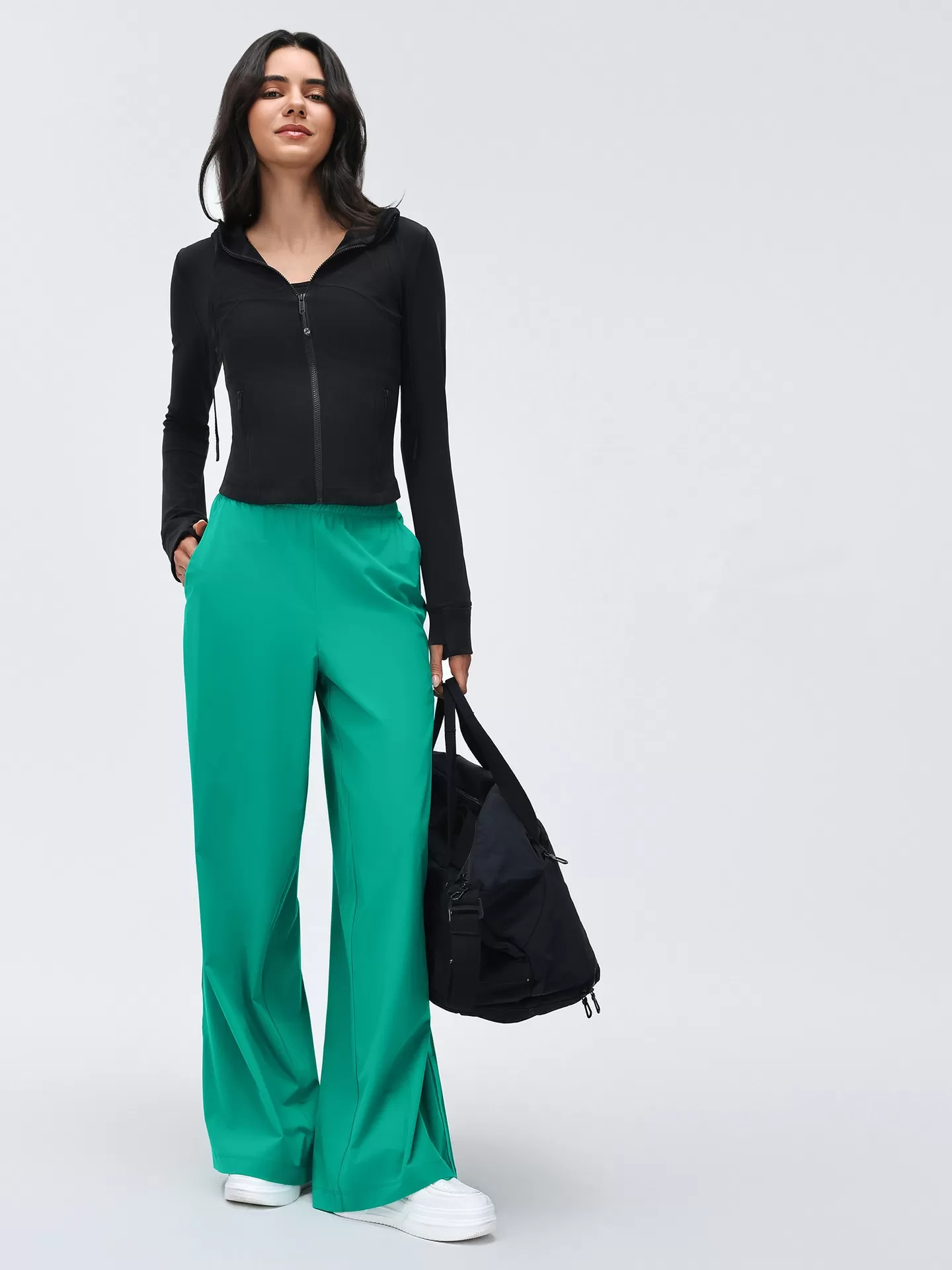 Long Sleeve Sports Jacket Hooded Gym Clothes Running Fitness Wear Workout Tops  Sports Zipper Long Jackets FGBD25180