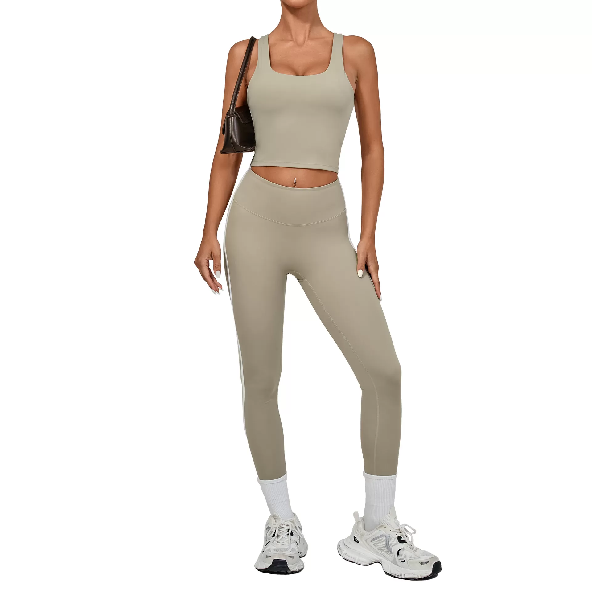 Fitness Clothing Sportswear Gym Leggings Activewear Sports Singlets Bra Women Workout Yoga Wear Sets FGB3352+63168