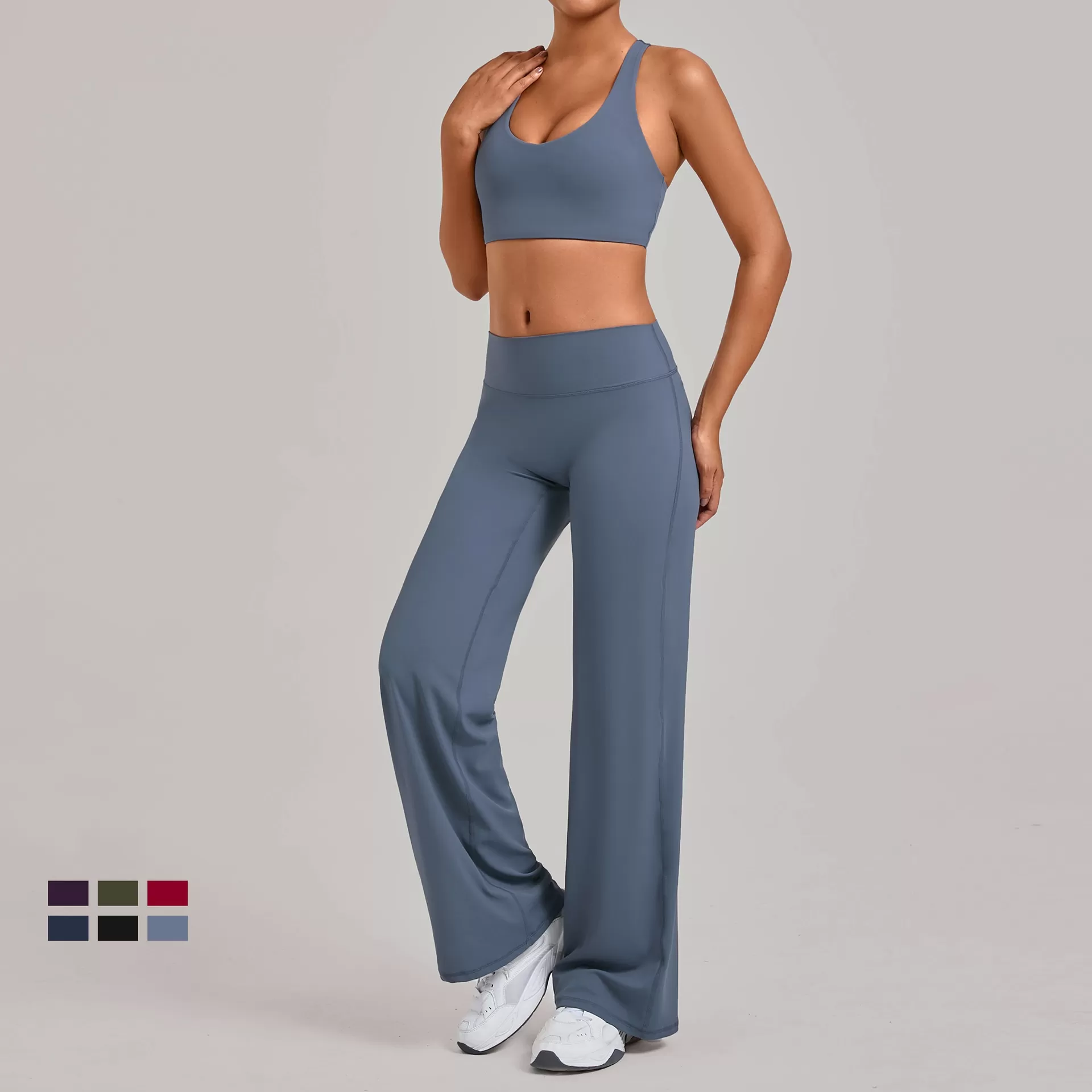 Fitness Clothing Women Yoga Wear Set High Elastic Running Sports Gym Fitness Set FGB9063+91229