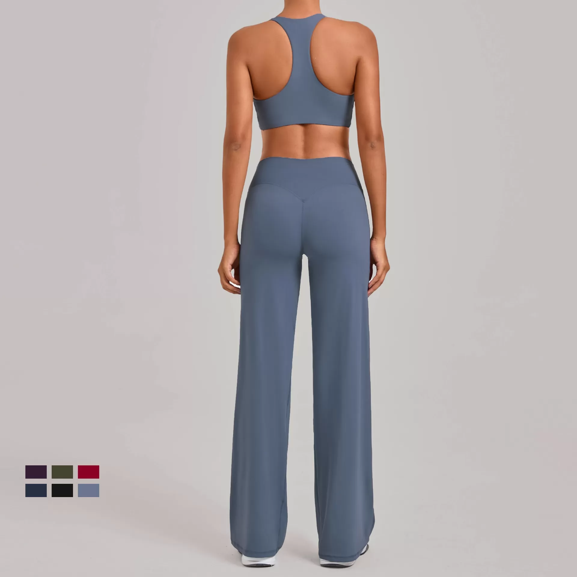 Fitness Clothing Women Yoga Wear Set High Elastic Running Sports Gym Fitness Set FGB9063+91229