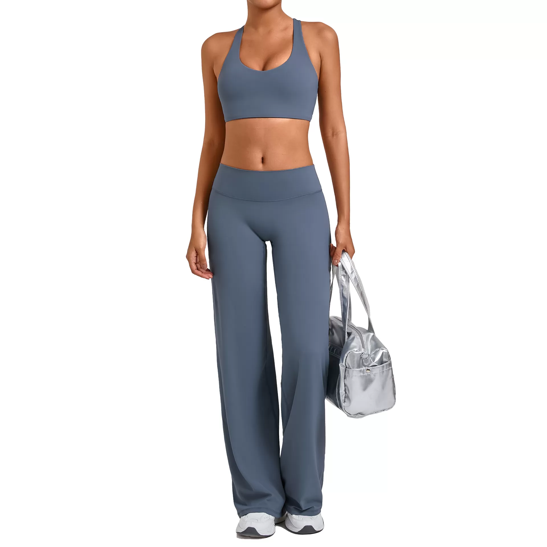 Fitness Clothing Women Yoga Wear Set High Elastic Running Sports Gym Fitness Set FGB9063+91229