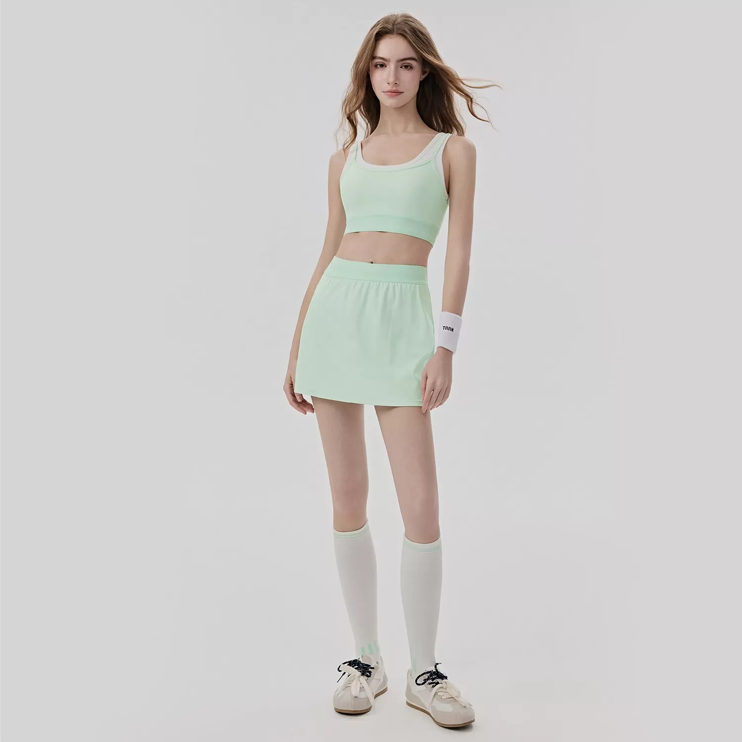 Mint bra+skirts