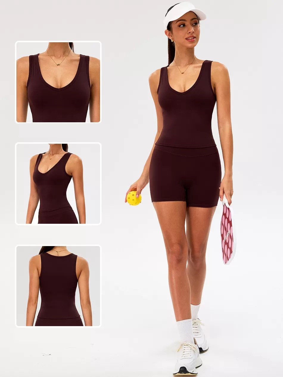 Yoga Set For Women Fitness 3 Piece Workout Clothing Gym Yoga Top Wear Women Gym Set FGBTM0288Y