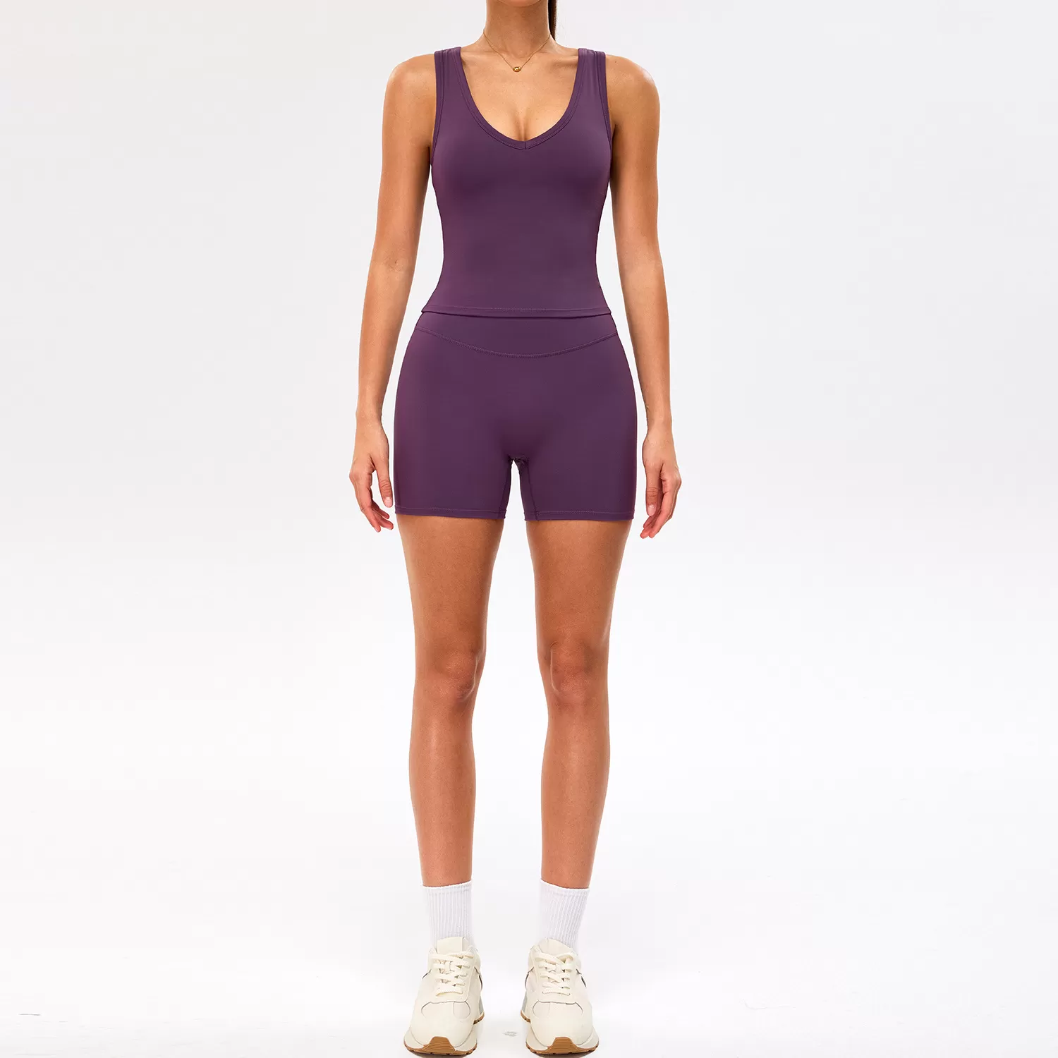 Grape singlets+shorts