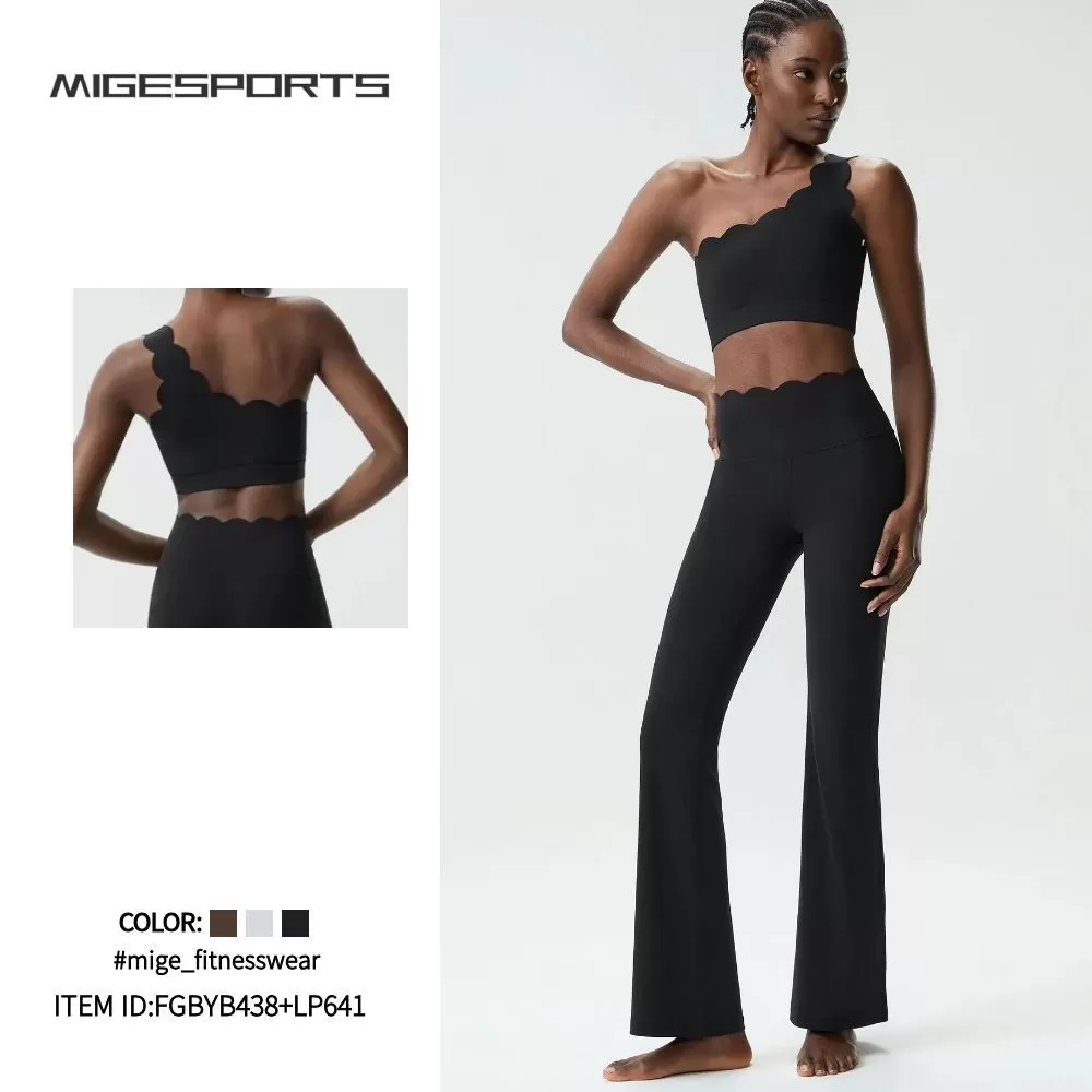 Women's Yoga Set - Comfortable and Versatile Yoga Outfit for Running, Gym, and Fitness Activities FGBYB438+LP641