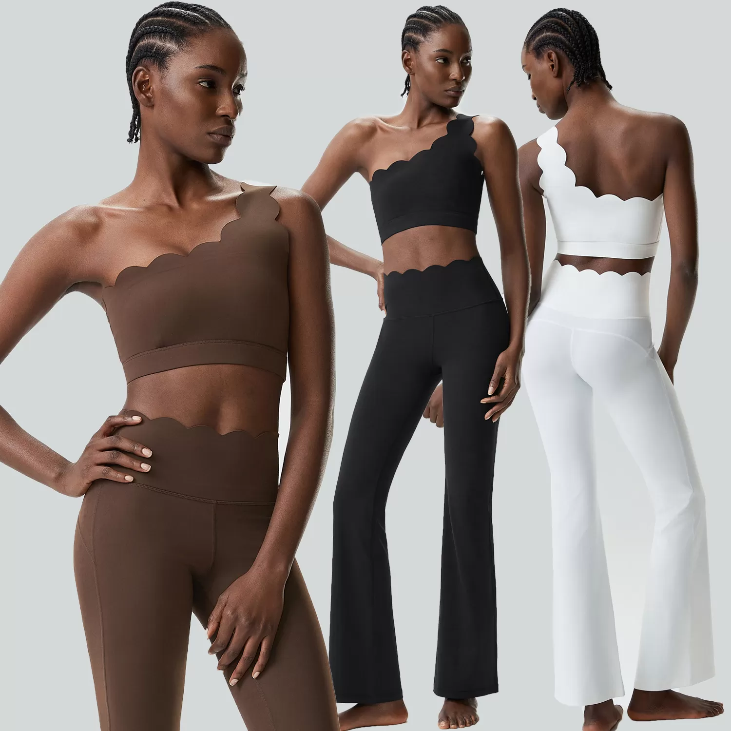 Women's Yoga Set - Comfortable and Versatile Yoga Outfit for Running, Gym, and Fitness Activities FGBYB438+LP641