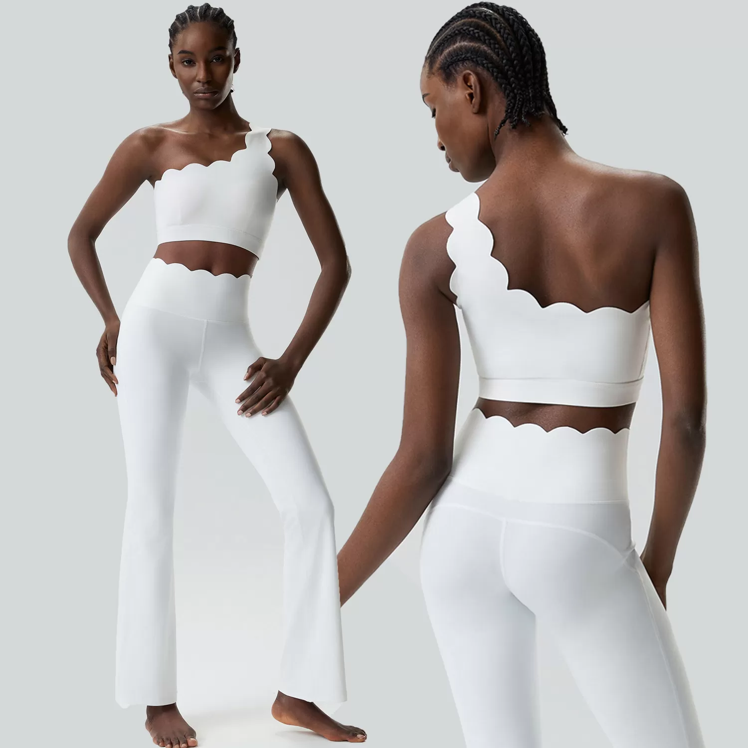 Women's Yoga Set - Comfortable and Versatile Yoga Outfit for Running, Gym, and Fitness Activities FGBYB438+LP641