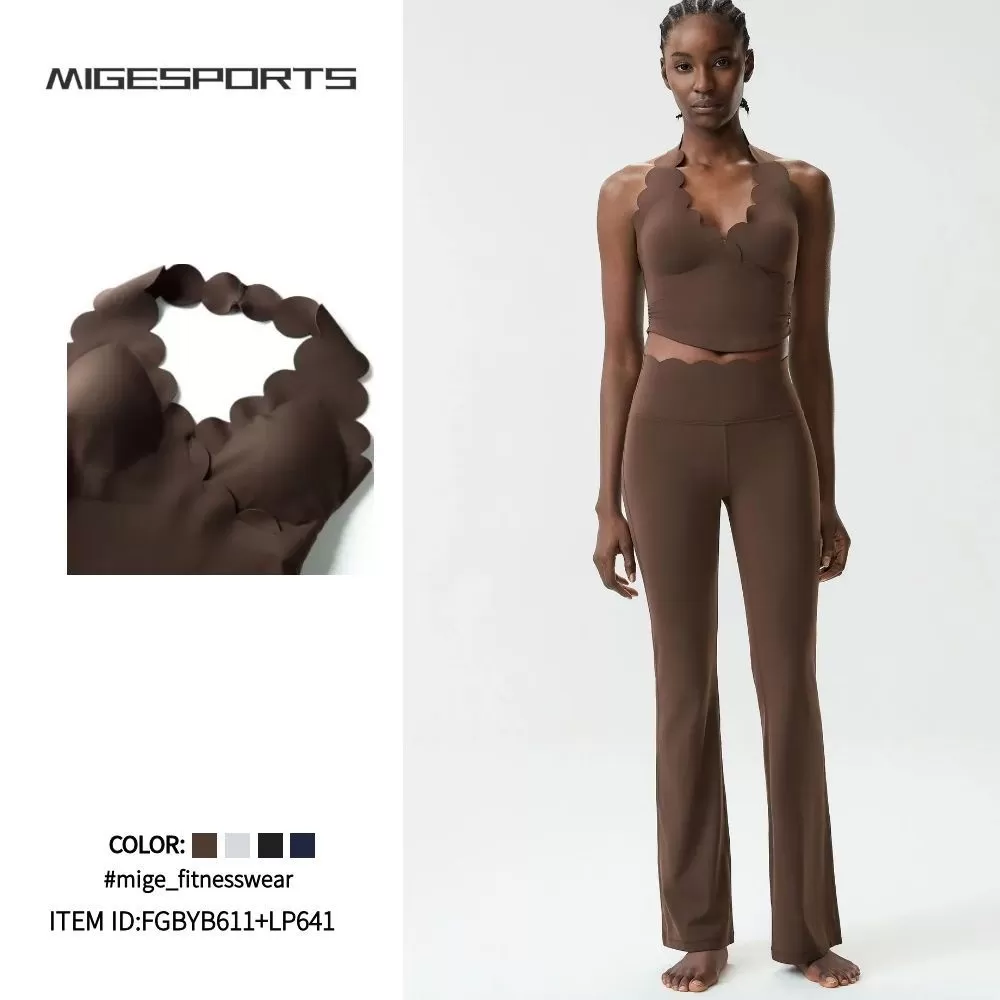 Women Yoga Set Gym Fitness Wear Women Yoga Set New Style Women Yoga Set FGBYB611+LP641