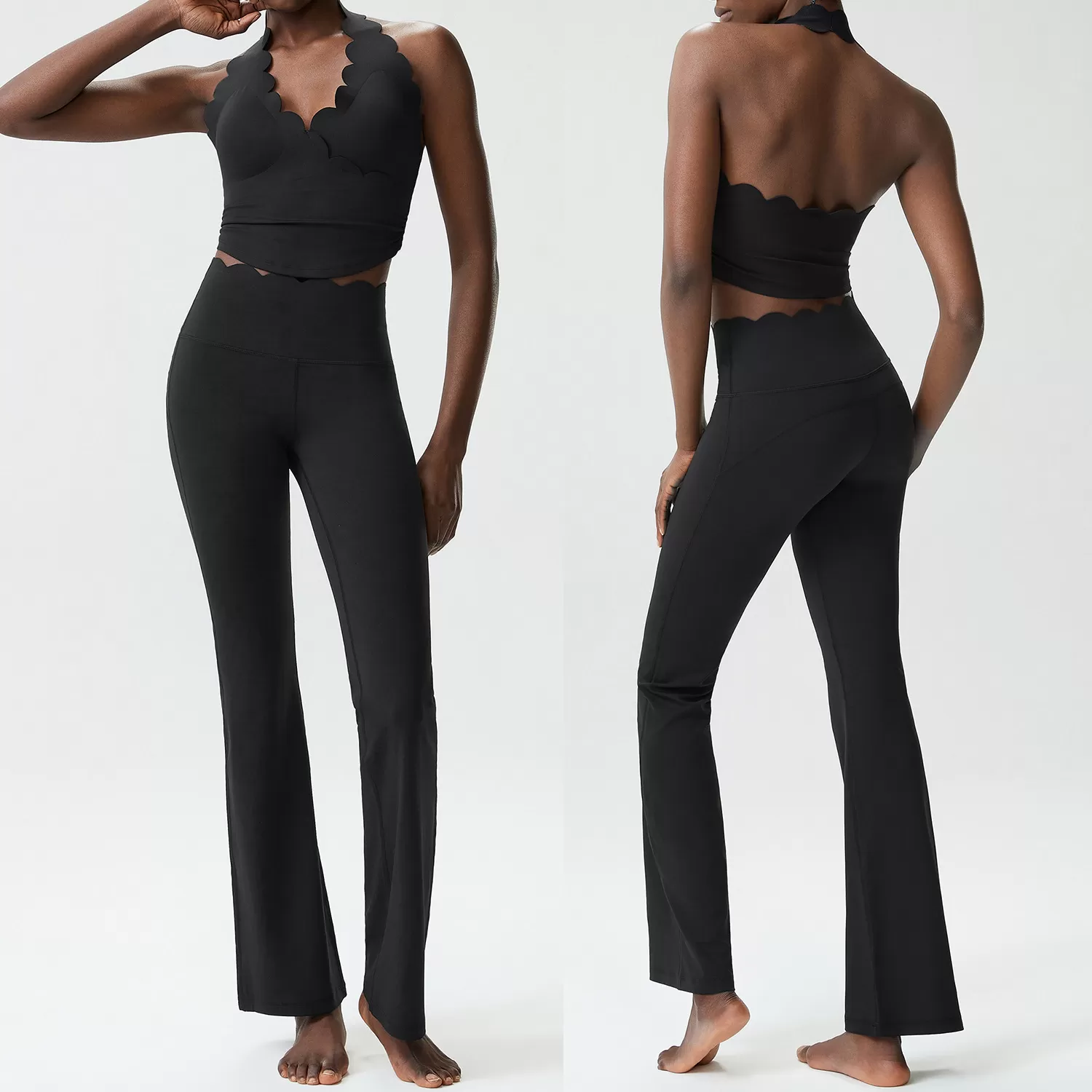 Women Yoga Set Gym Fitness Wear Women Yoga Set New Style Women Yoga Set FGBYB611+LP641