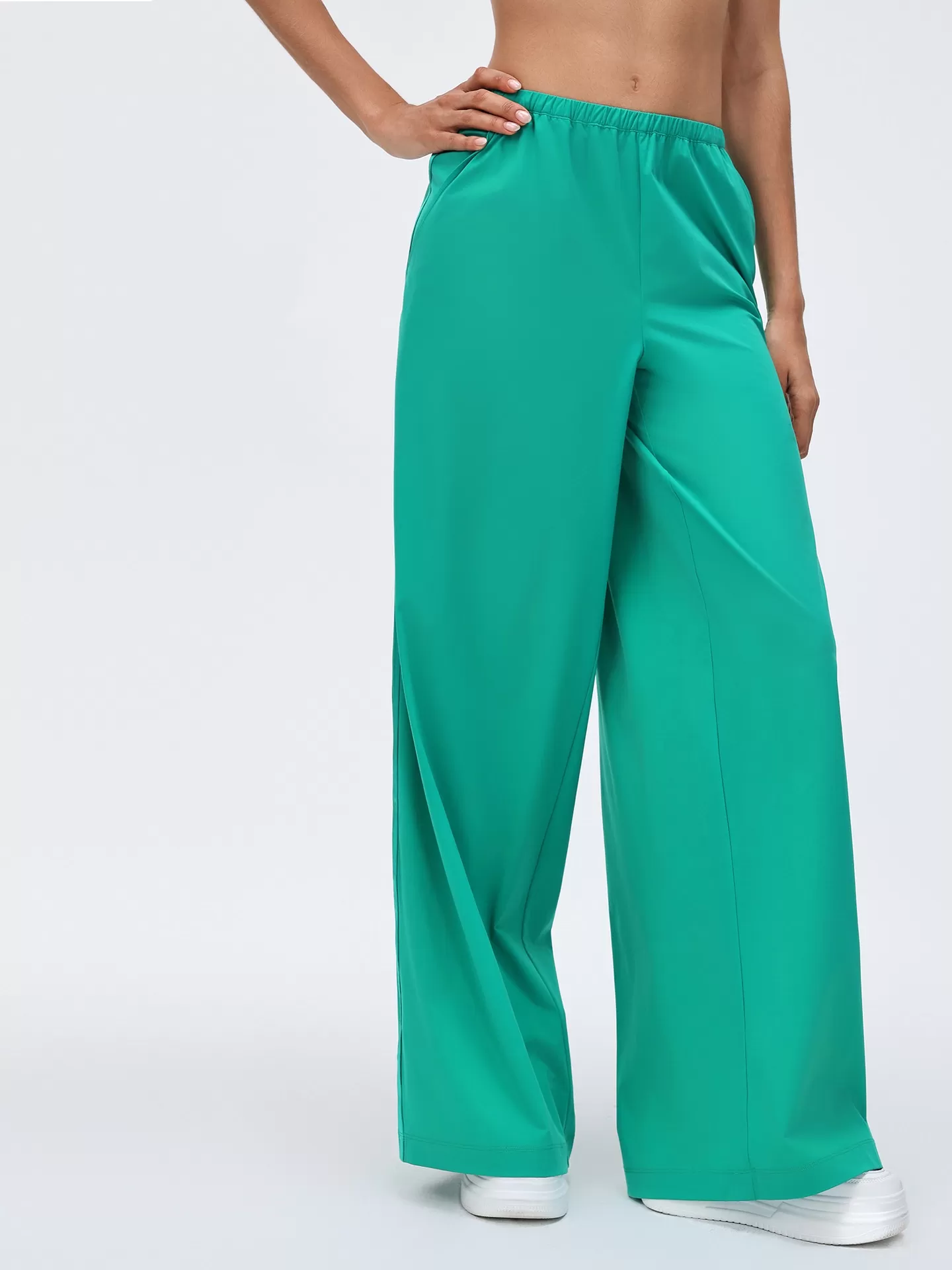 Womens Running Trousers Loose Wide Leg Sports Casual Fitness Sweatpants Yoga Pant FGBD26030