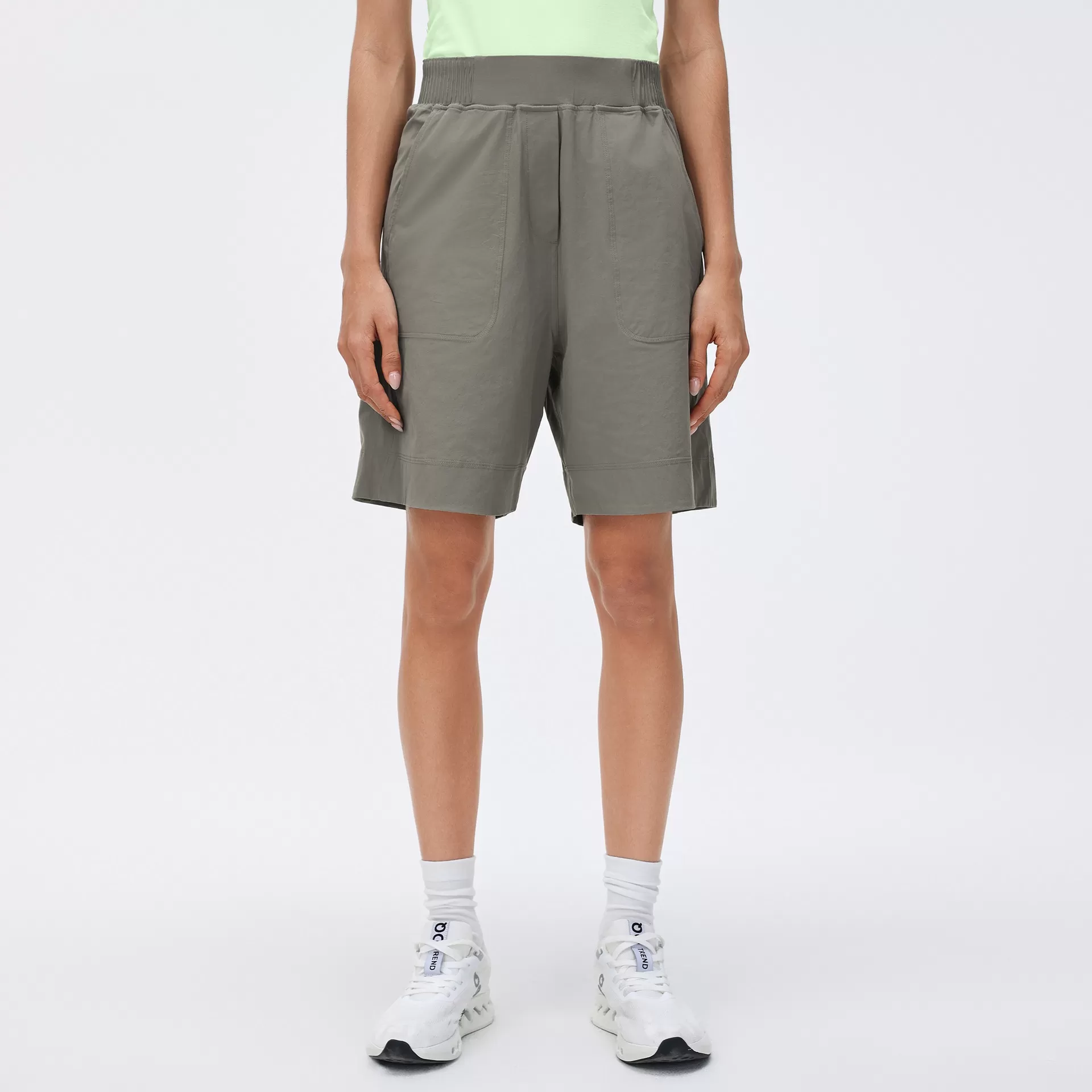 Dark khaki shorts