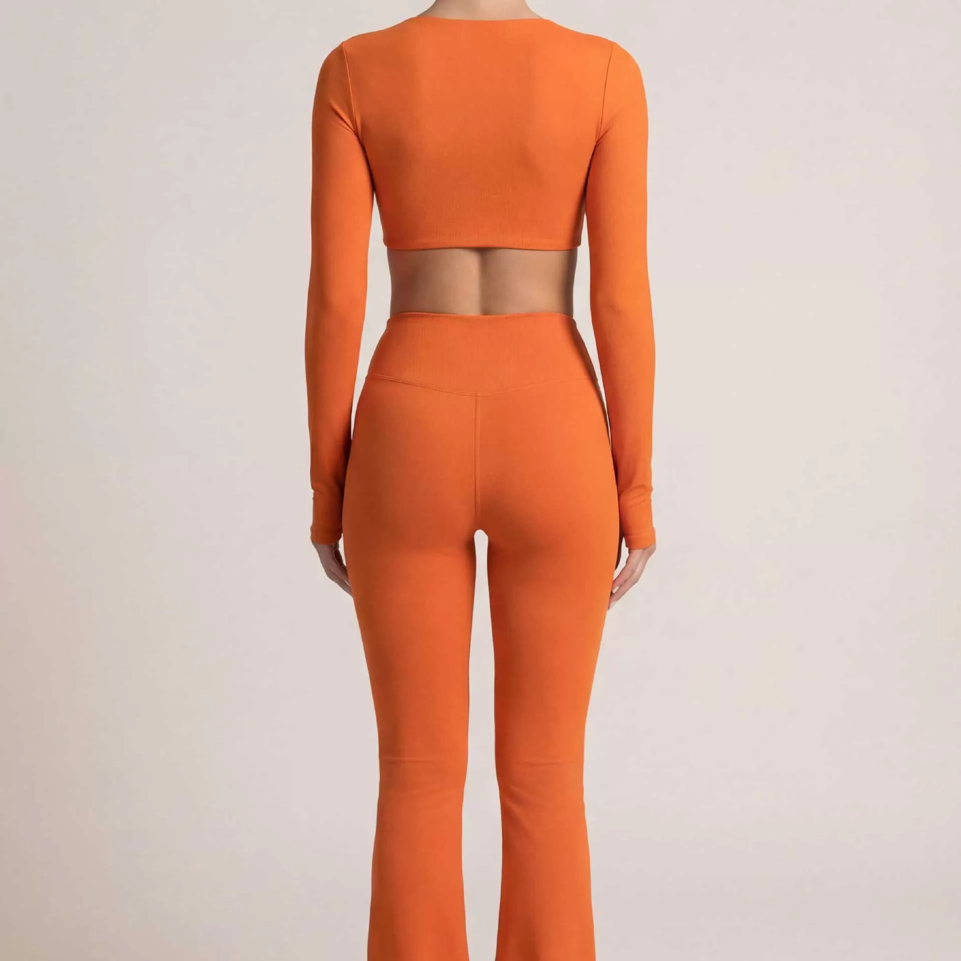 Yoga Sports Wear Long Sleeves Tops Pants Two Pieces Set Ropa Gym Tracksuits Workout Pants Yoga Bras Underwear Womens Clothing FGB8836